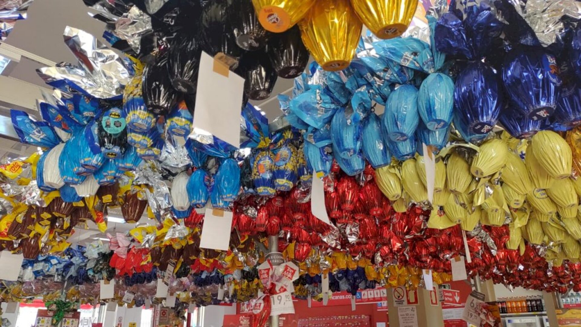 Ovos estão quase esgotados em alguns estabelecimentos