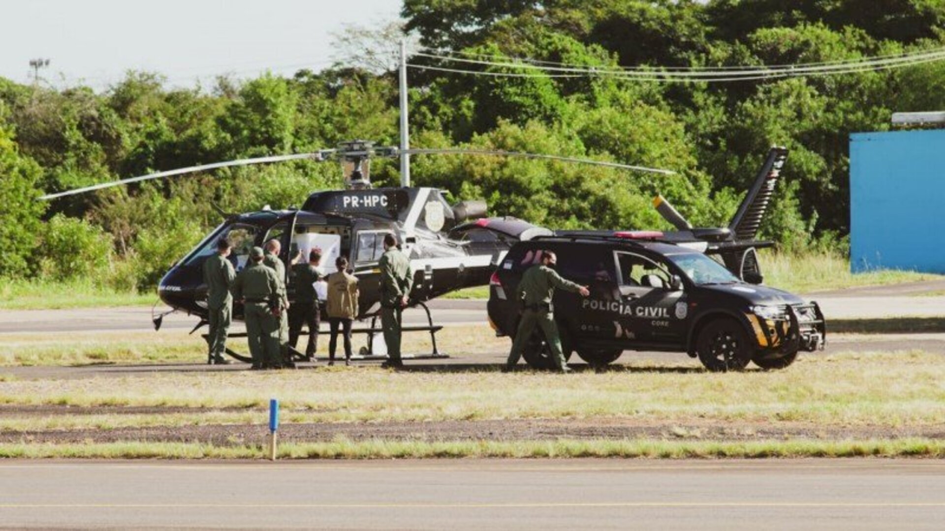 Aeronaves são utilizadas para o transporte dos imunizantes