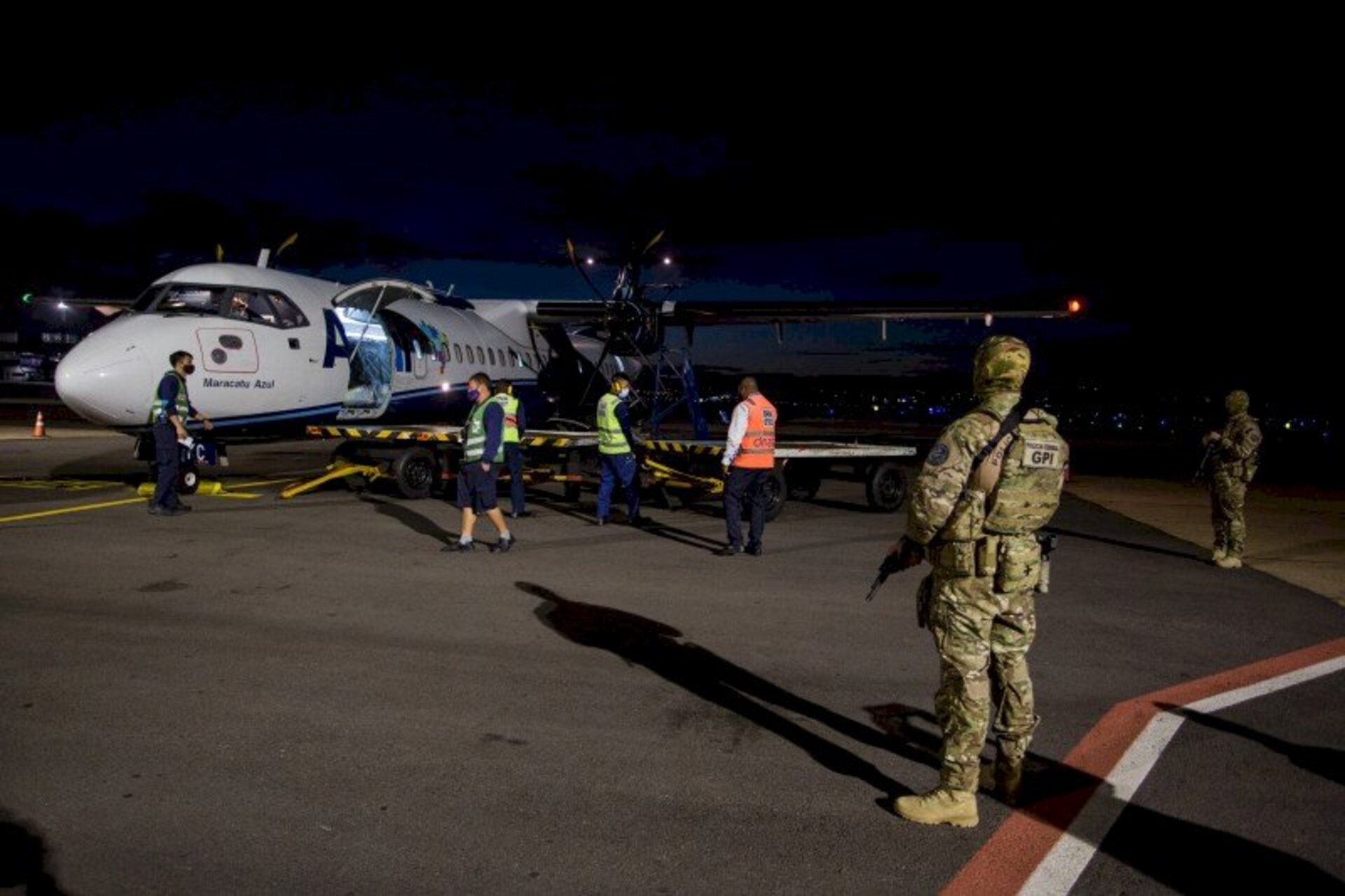 Carga chegou ontem às 10h15min no Aeroporto Salgado Filho
