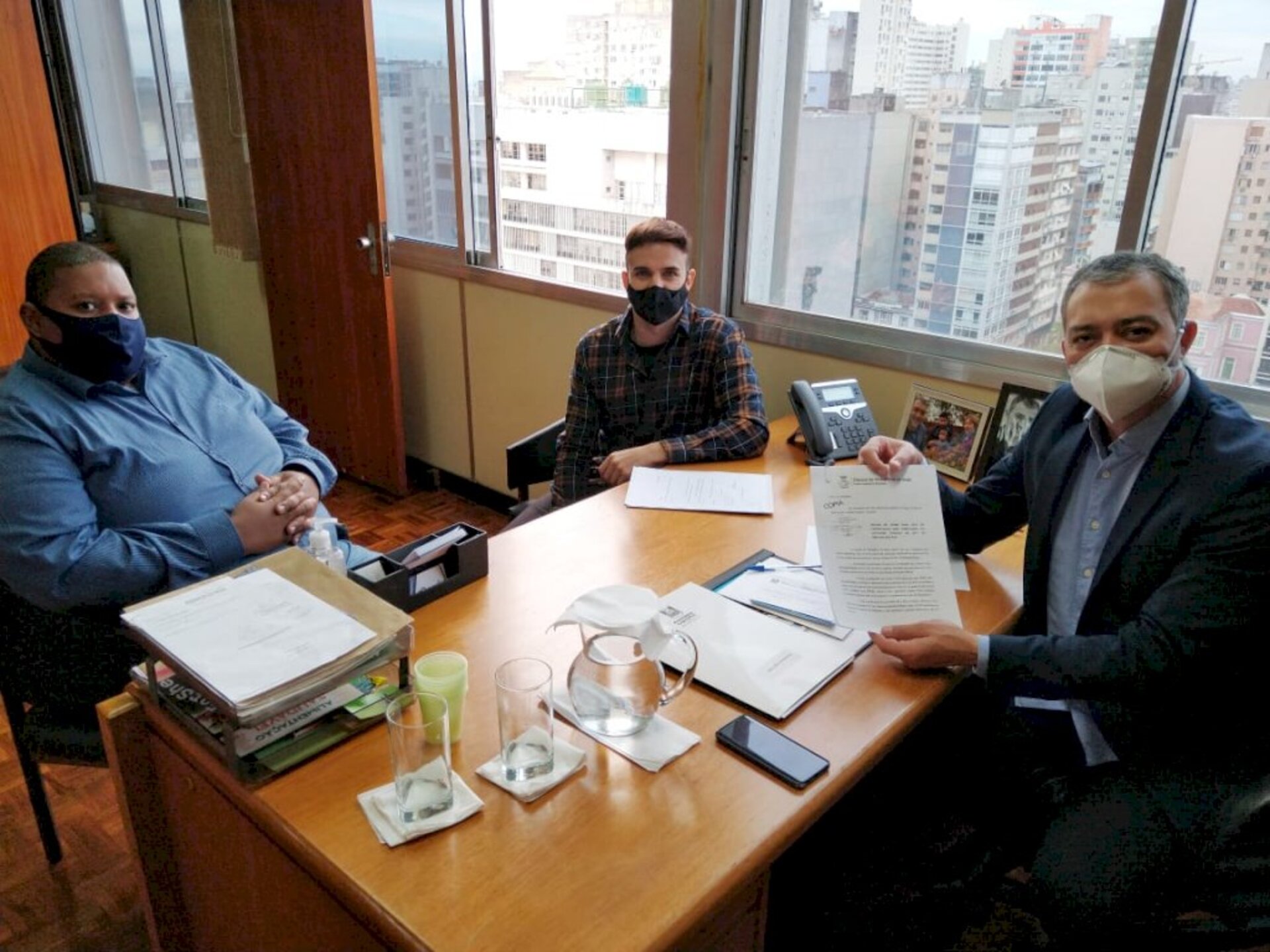 Lopes e Monteiro se reuniram com Pretto na Assembléia