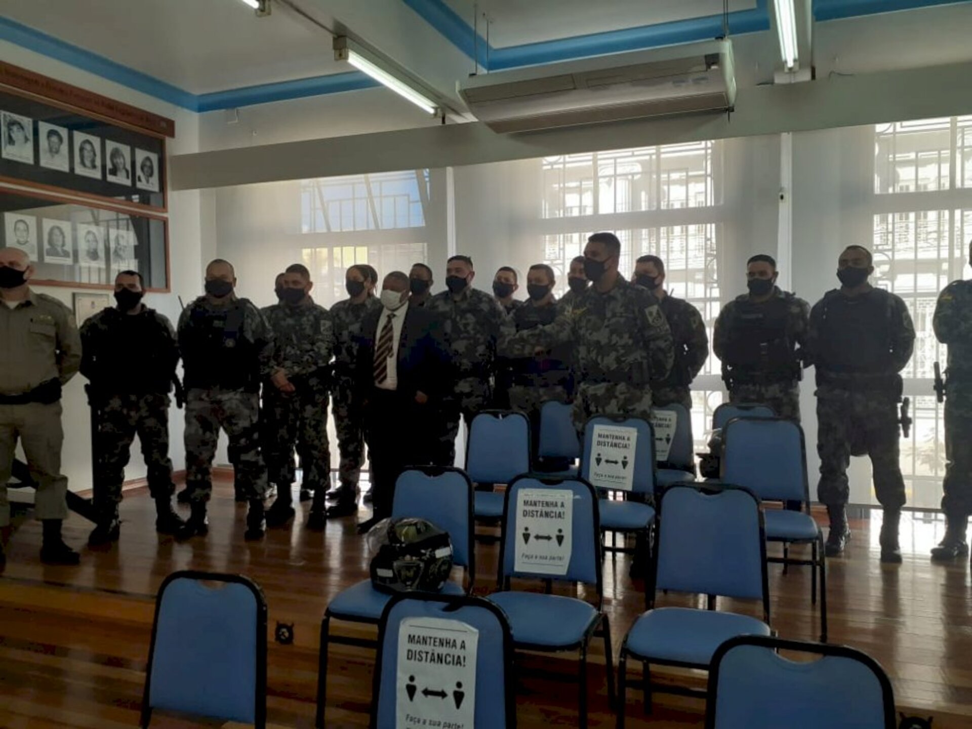 Policiais do Pelotão de Operações Especiais receberam reconhecimento
