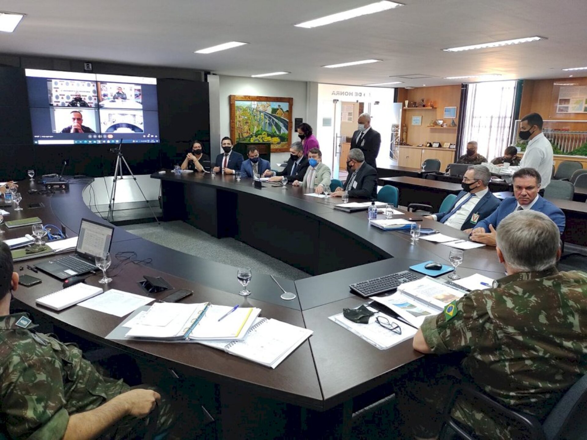 Audiência com o comando do Exército