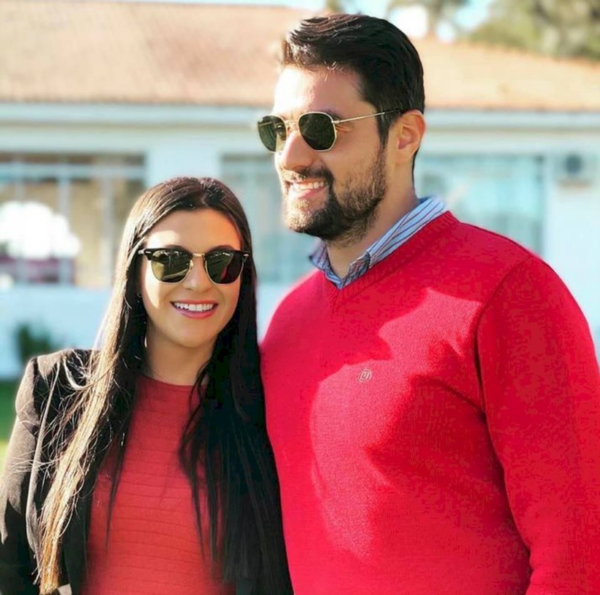 Taís Navarro e Vinícius Ruas na turma conhecida que passa o finde na Serra Gaúcha