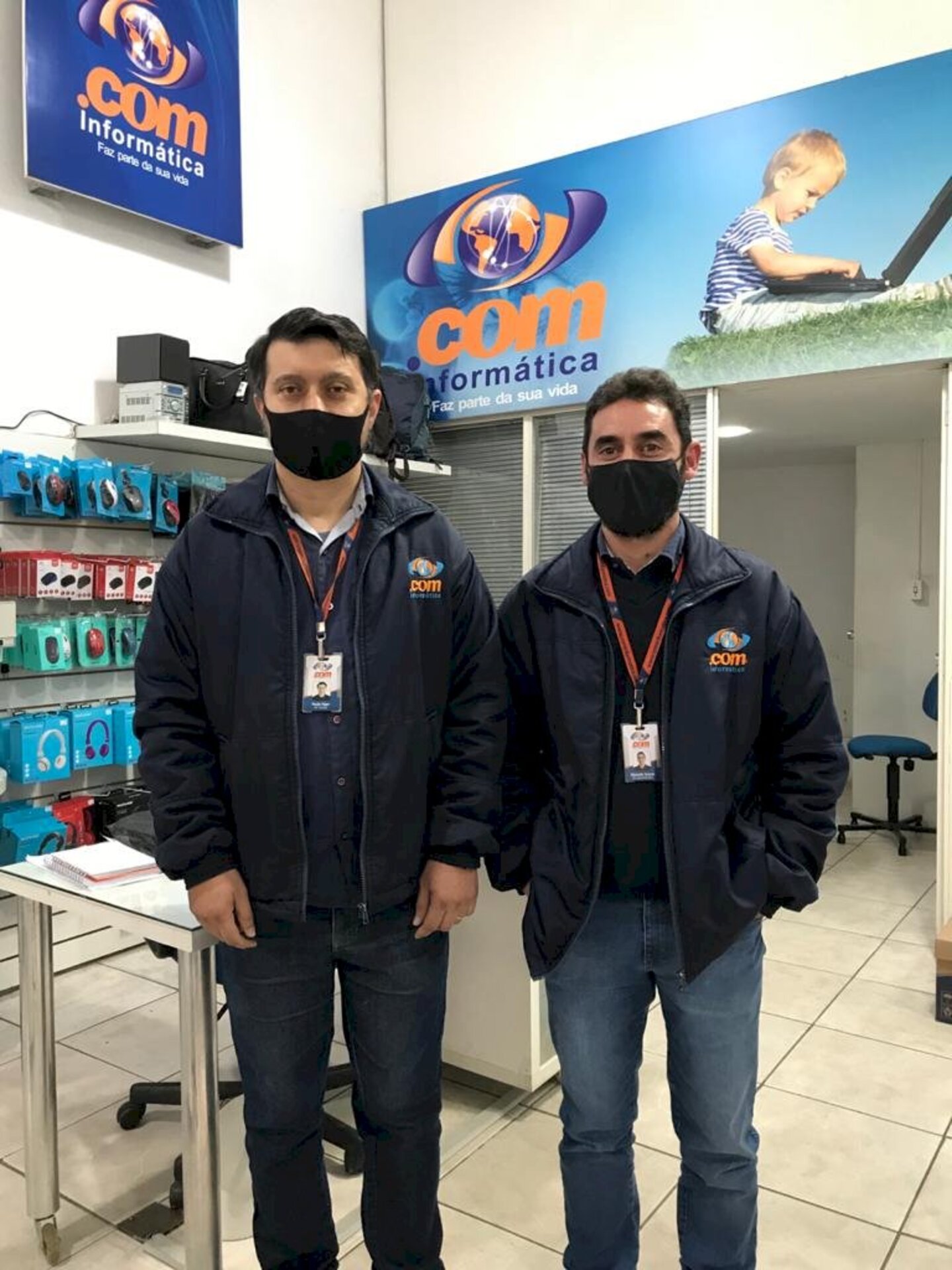 Diretores técnico e administrativo/comercial, Paulo Riger e Eduardo Soares