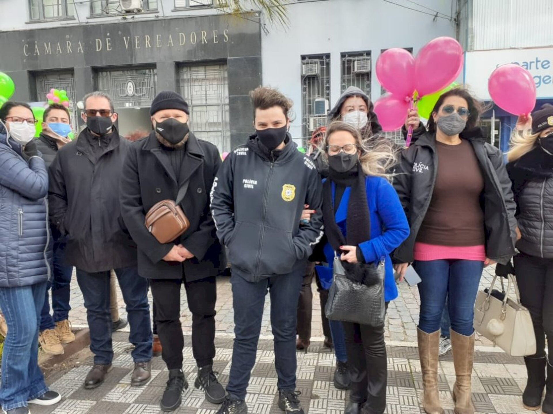 Profissionais marcaram presença na cerimônia