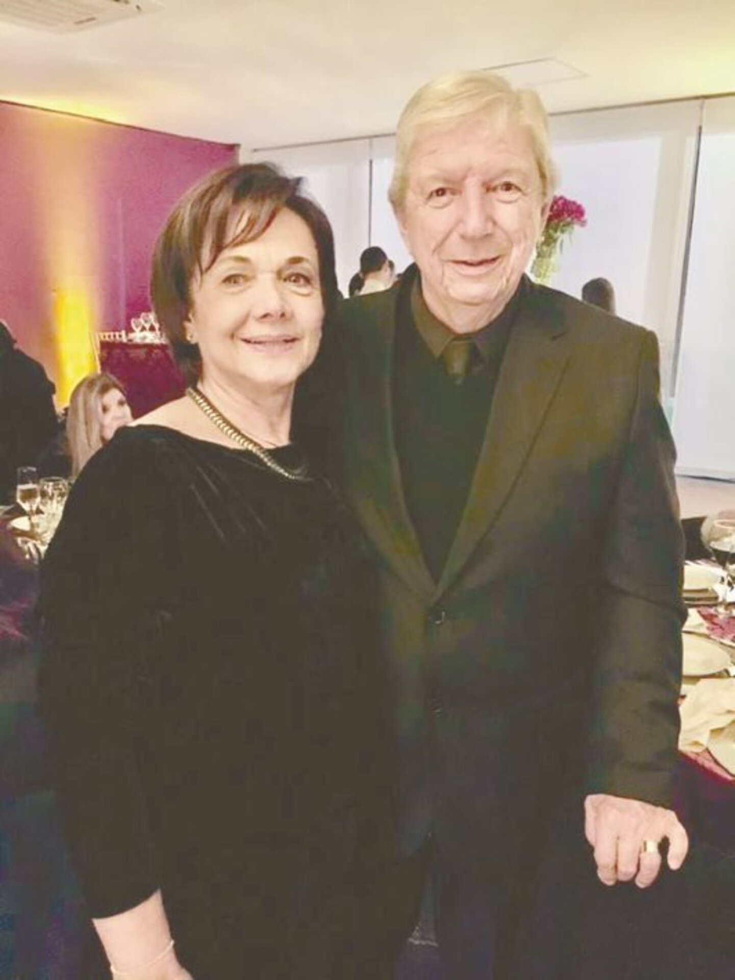 Recuardo Paralelo I: Leilah e Mário Castro na festa de 50 anos de Adriana Cleary. Villa Toscana
