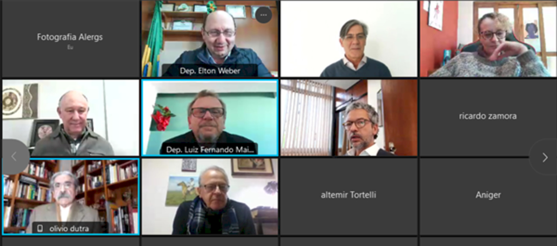 Os convidados desta vez foram Olívio Dutra e Tarso Genro