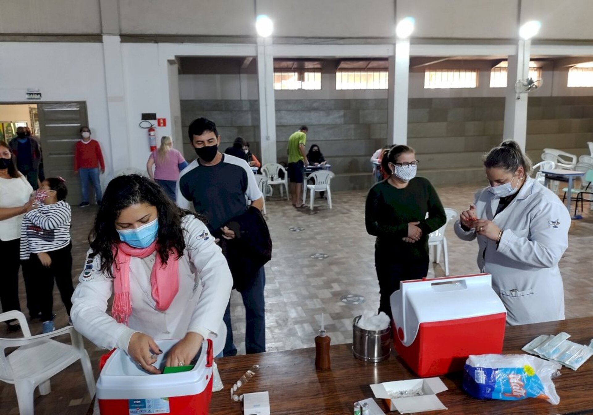 Montante é referente a primeiras e segundas doses e também a vacina da gripe