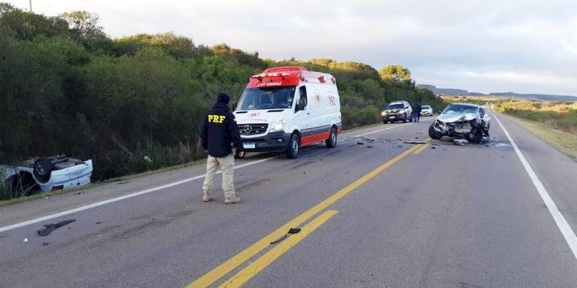 Colisão frontal ocorreu antes das 7h