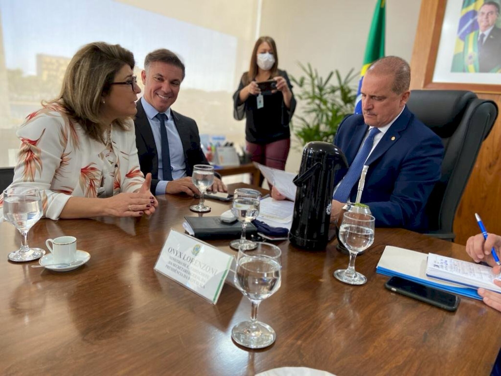 Prefeito e secretária se reuniram com Lorenzoni