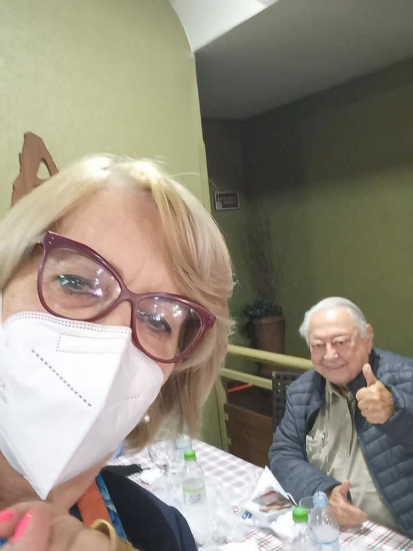 Ex-vereadora e Giorgis participaram de um almoço no sábado em Porto Alegre.