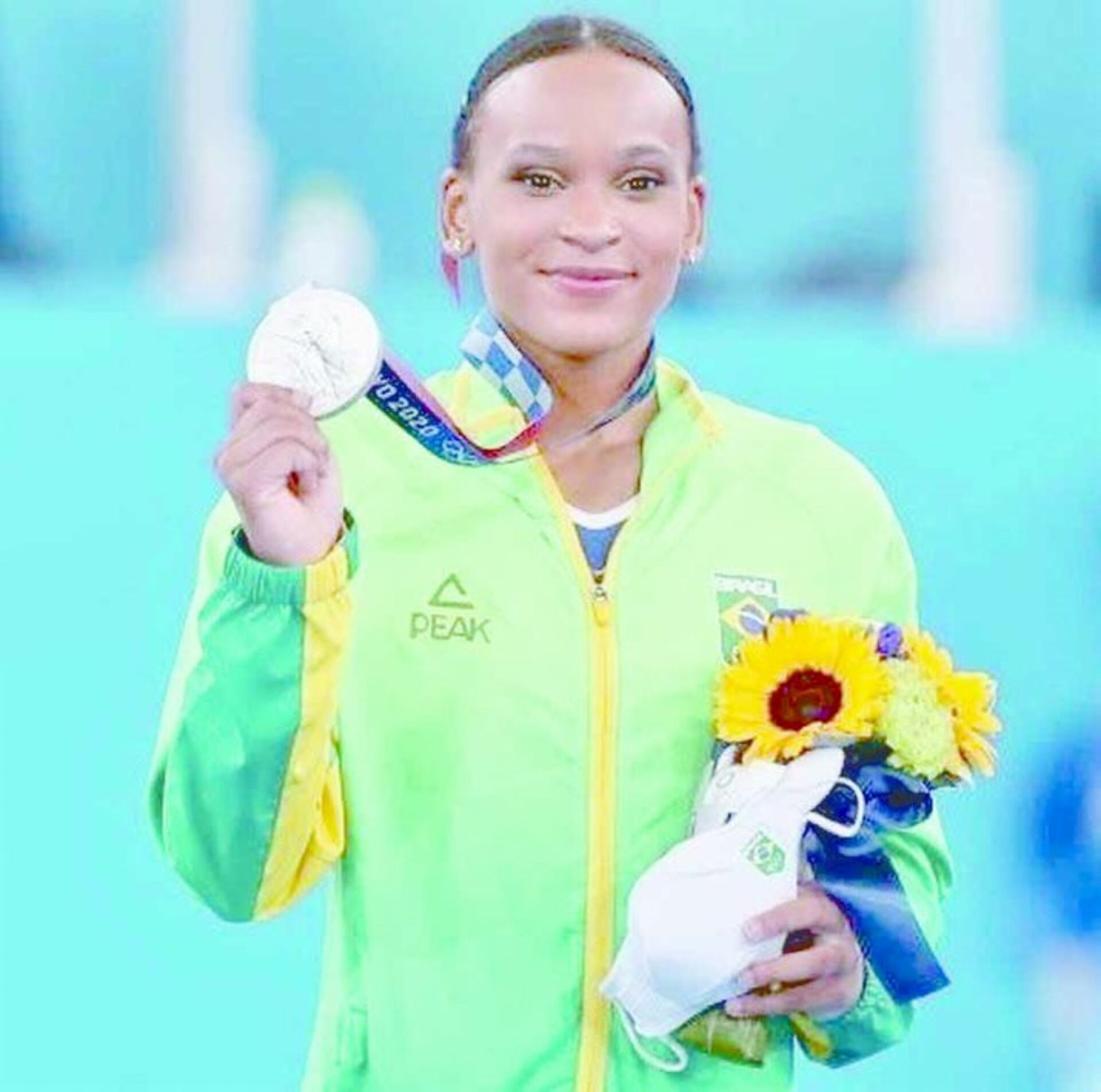Medalha história para o Brasil na Ginástica Artística: Rebeca Andrade, 22 anos, prata nas Olimpíadas de Tóquio