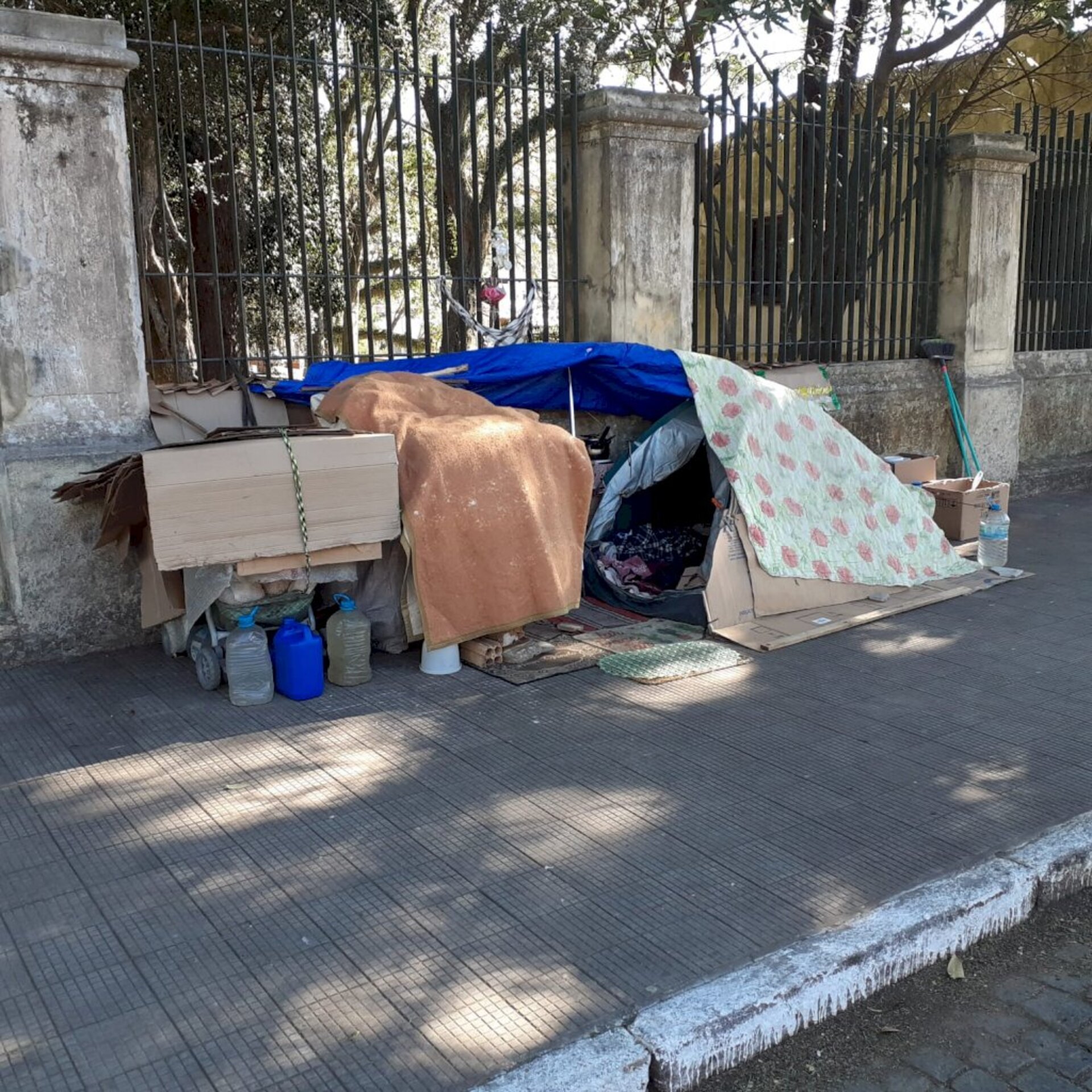 Falcão garante que nem o frio intenso vai lhe tirar da rua