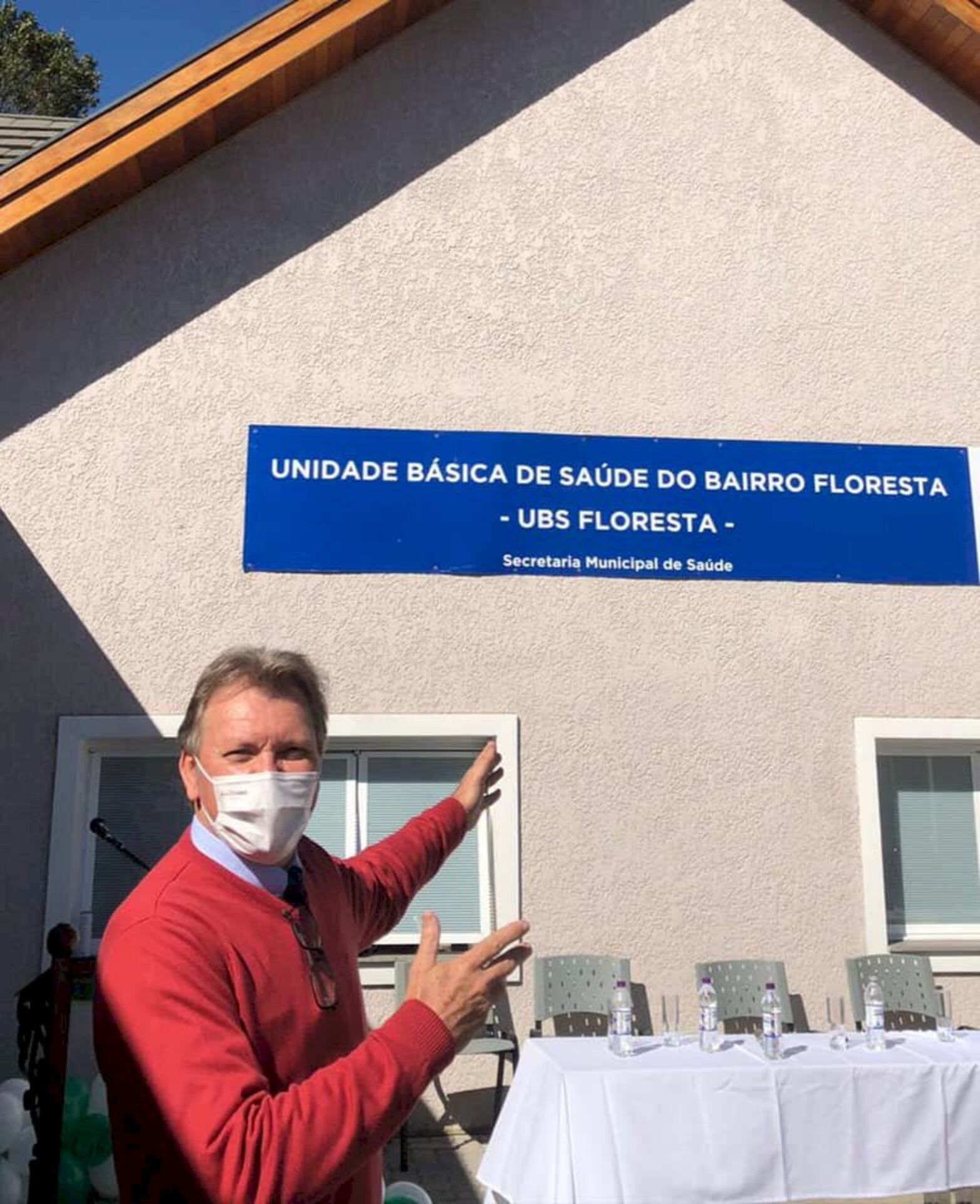 Progressista participou de inauguração de posto de saúde em Gramado