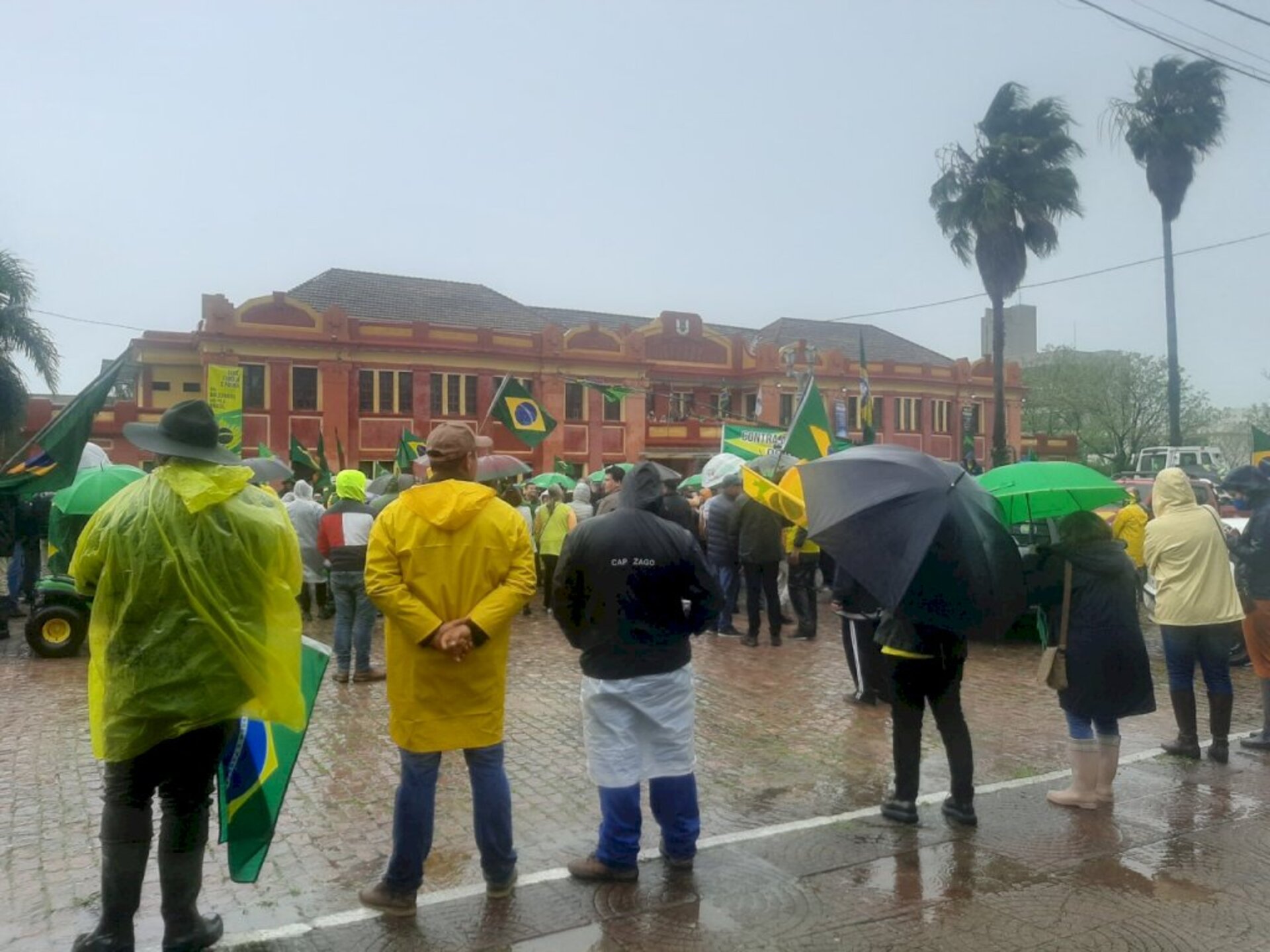 Manifestação pró-Bolsonaro em Bagé