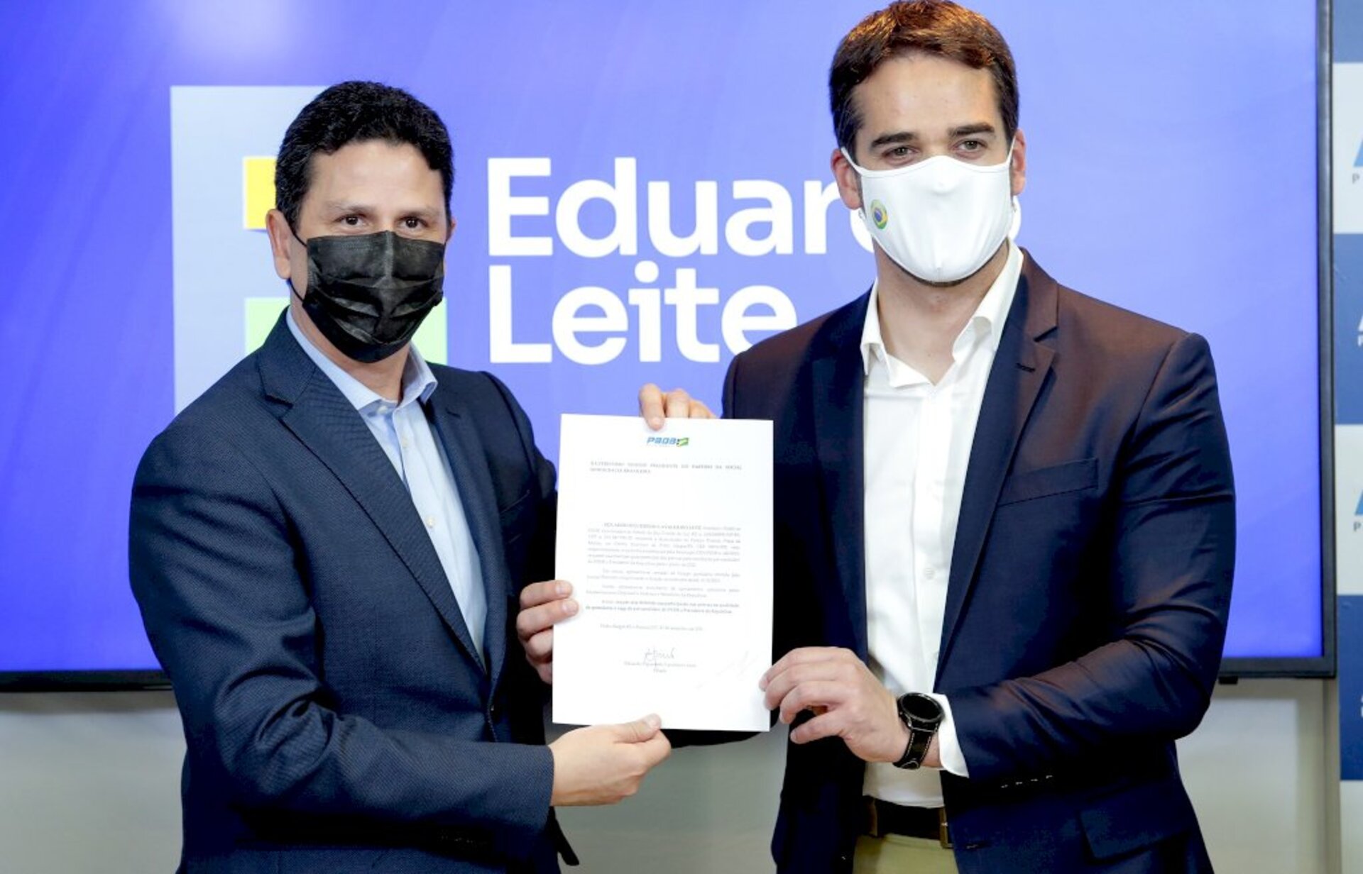 Gaúcho entregou a carta de inscrição na sede do partido em Brasília