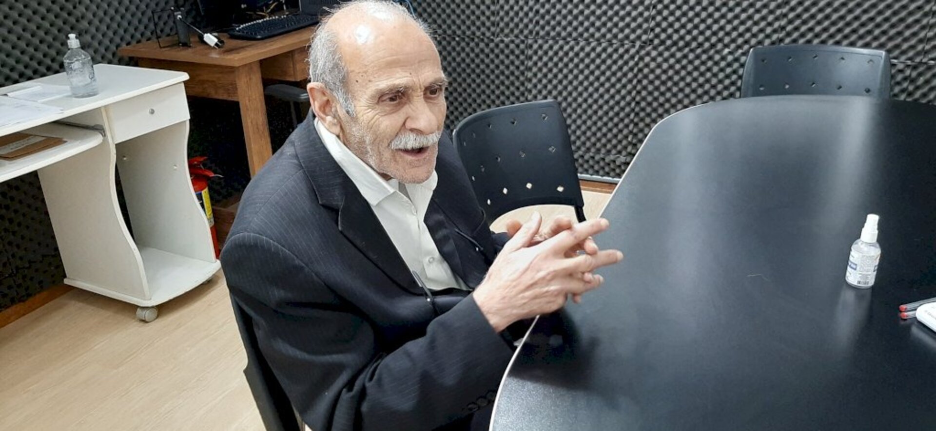 Radialista concedeu entrevista ao jornal Folha do Sul