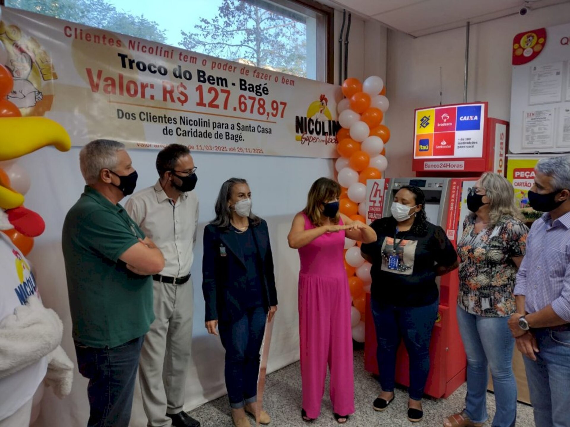 Valor foi repassado ao hospital ontem