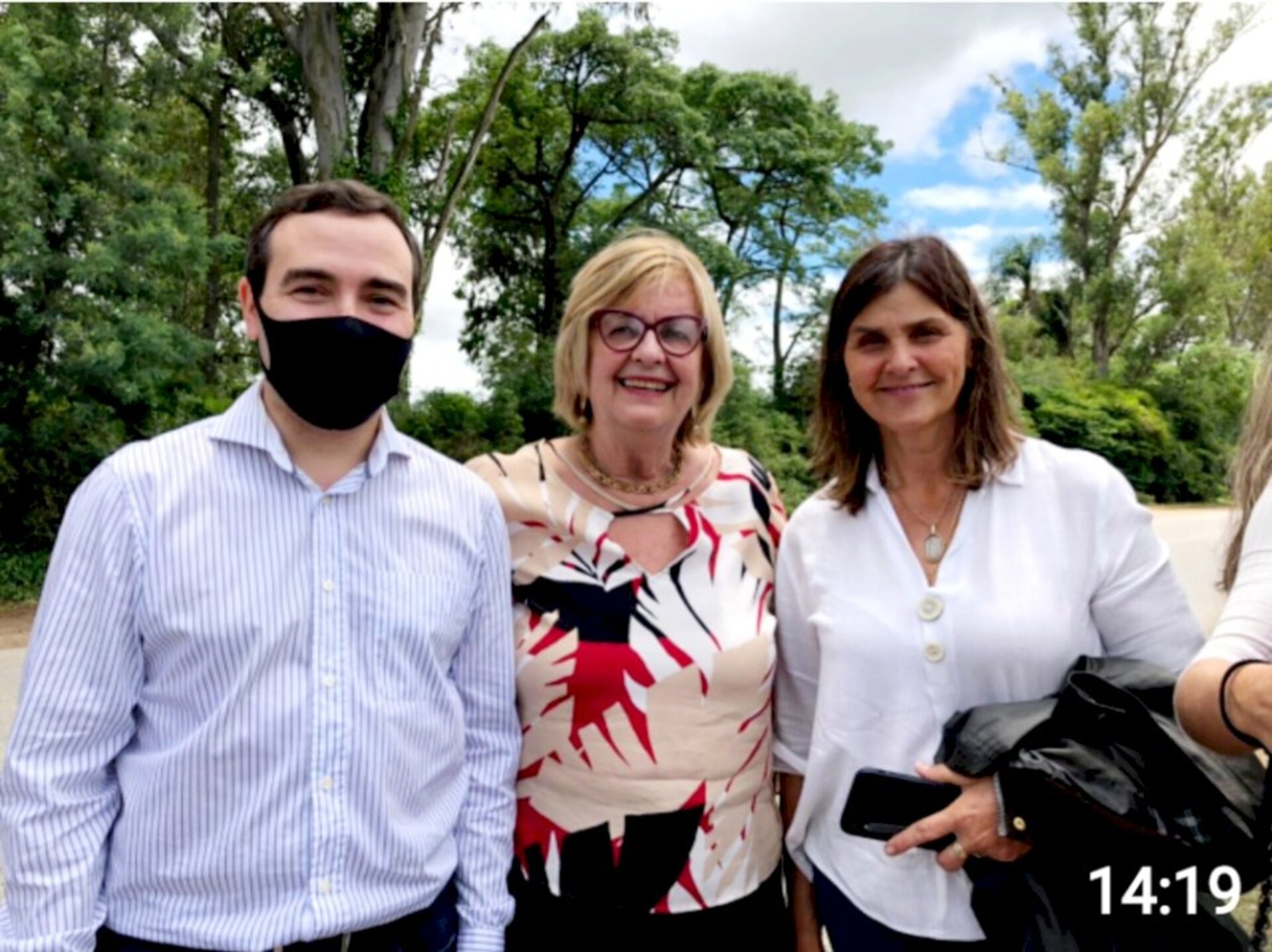 Neto de Cecê, o juiz Humberto Móglia Dutra, Sonia Leite e Jaqueline Grilo Móglia
