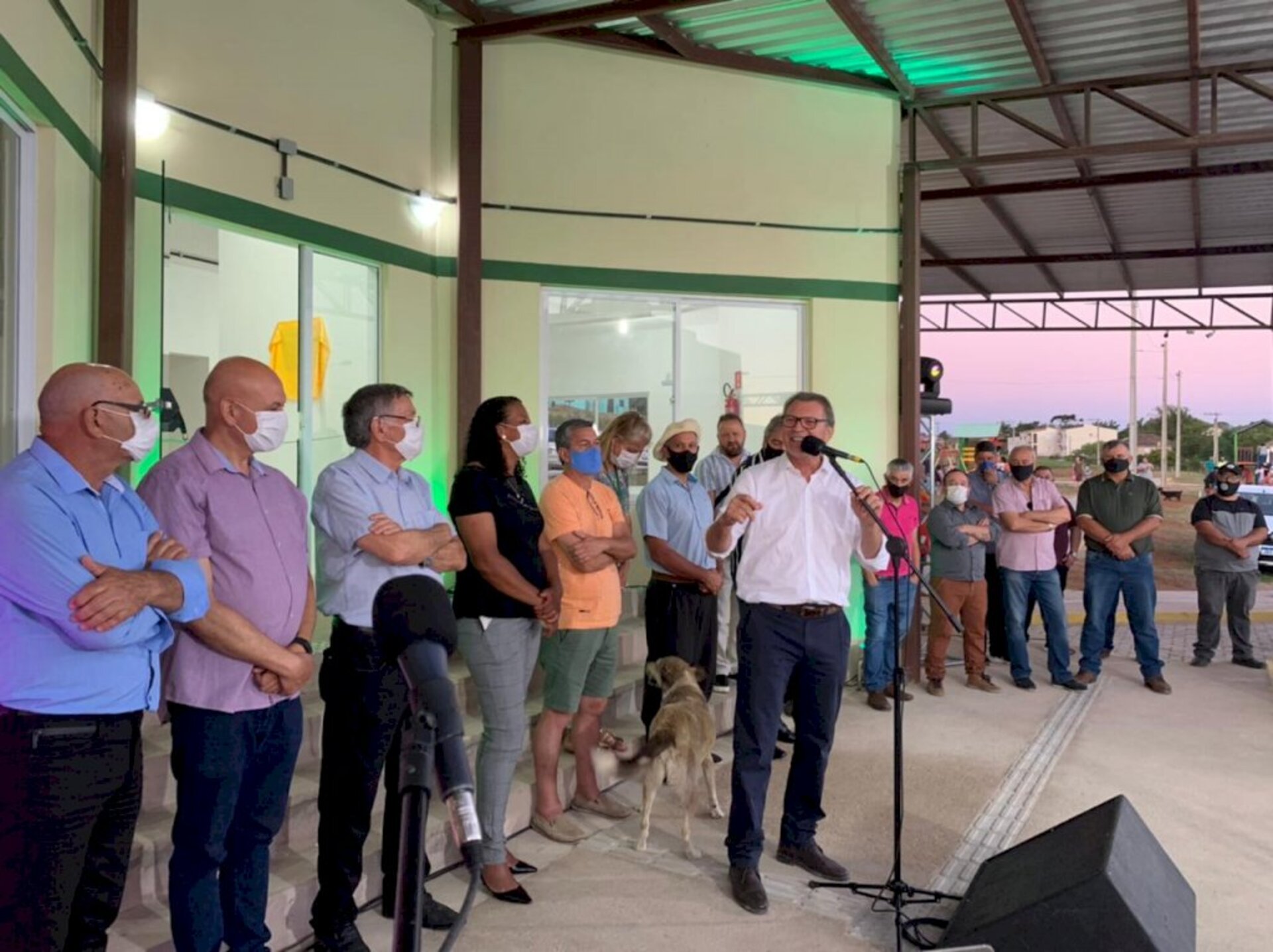 Deputado participou da inauguração da rodoviária