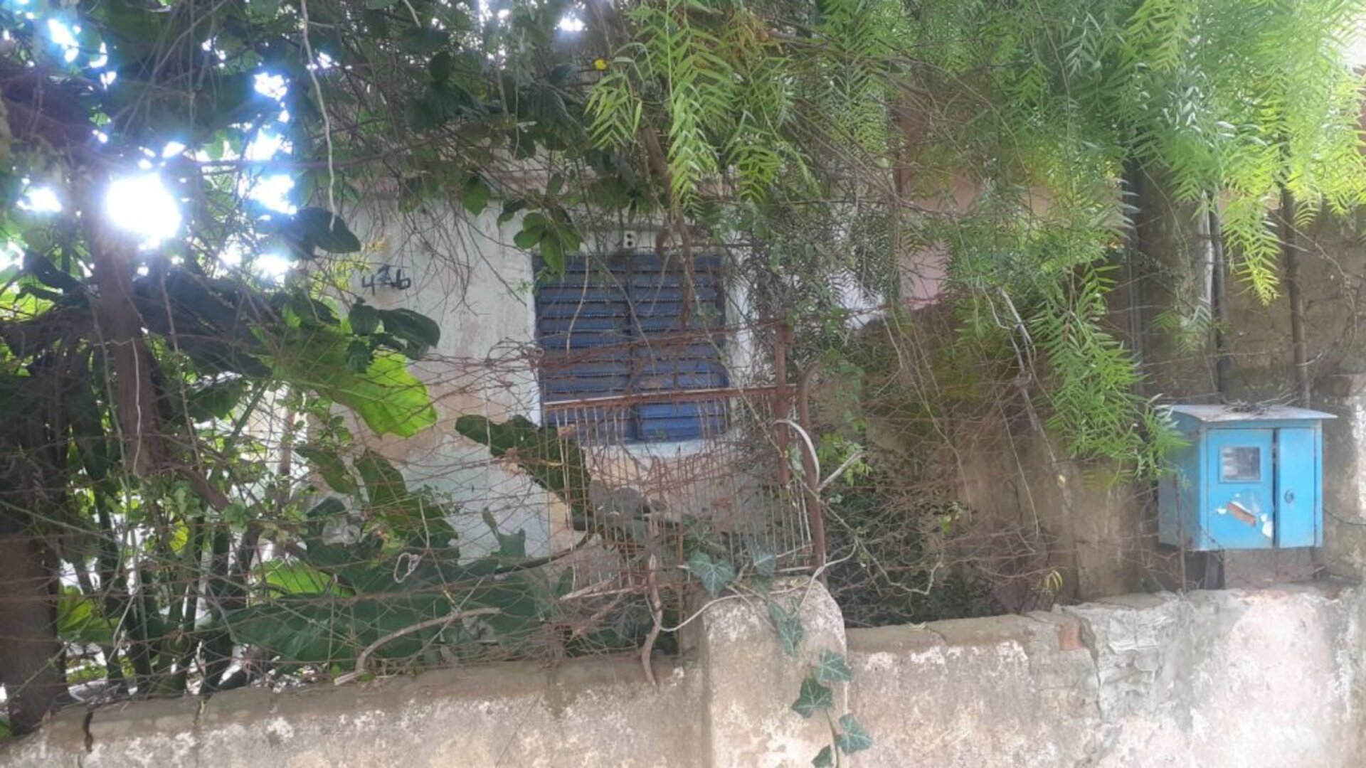 Residência abandonada onde o homem foi morto