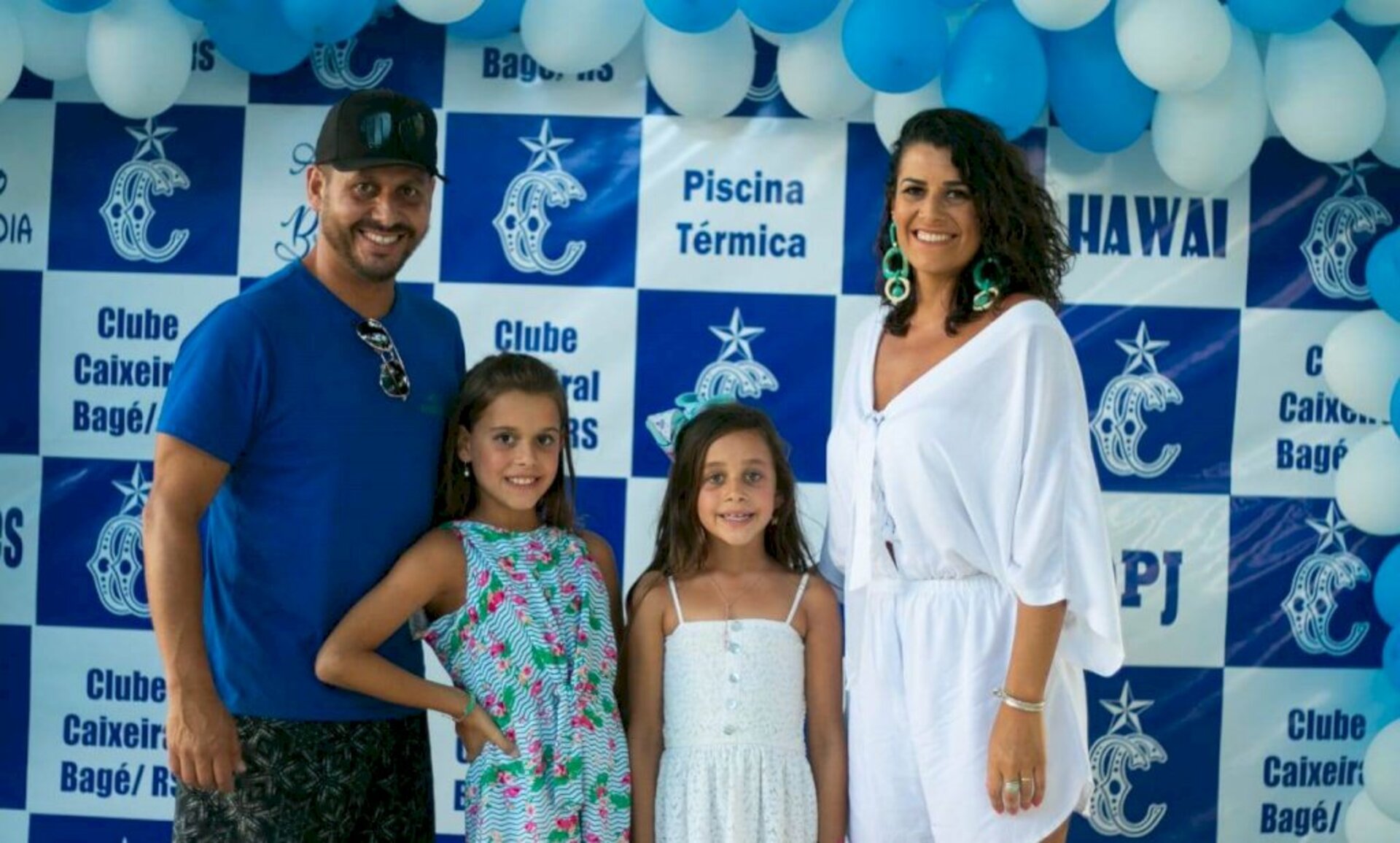 João Vicente, Maria Antônia, Martina e Cássia Marques