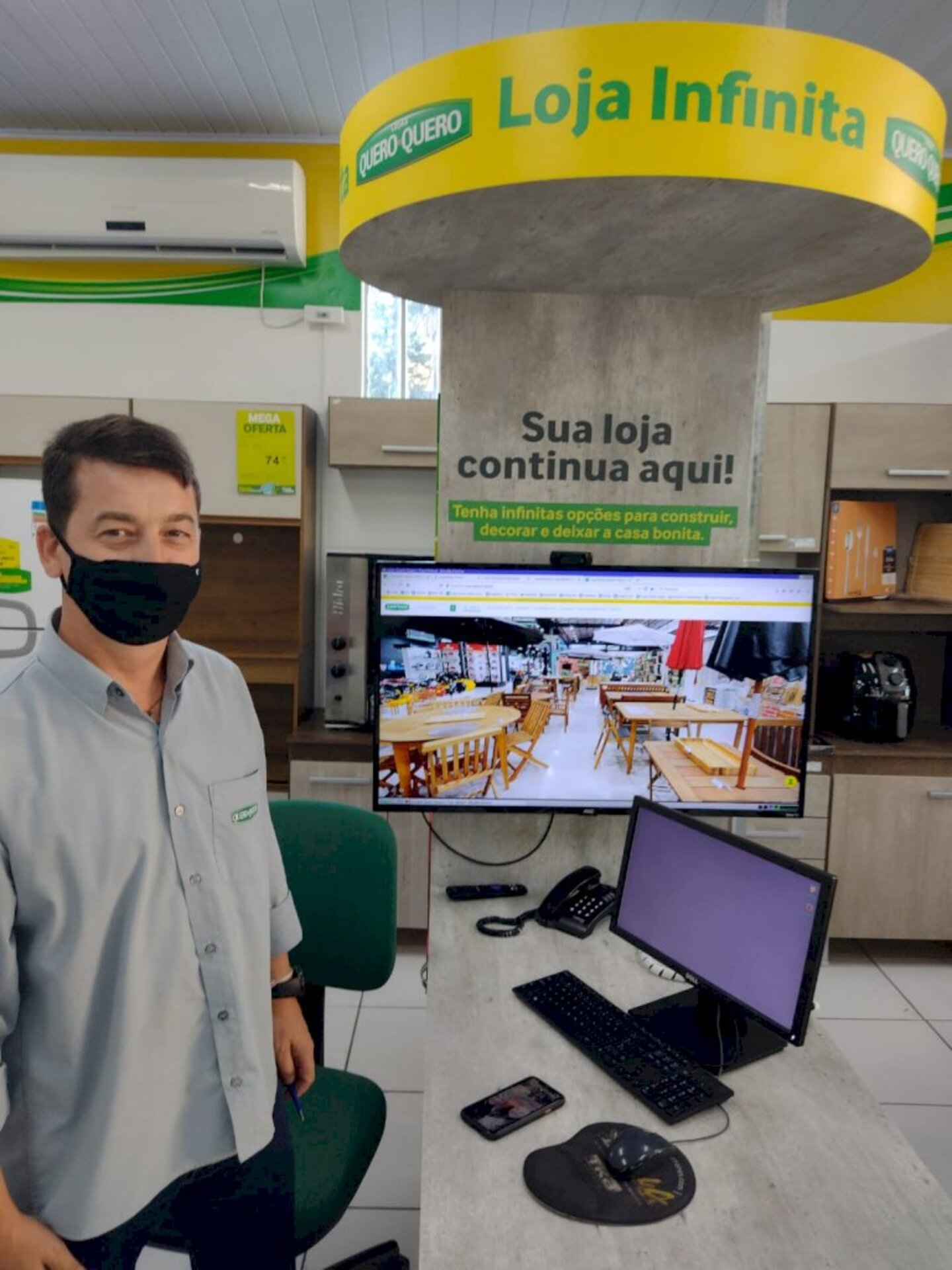Leal explica como funciona passeio virtual com visualização 360°