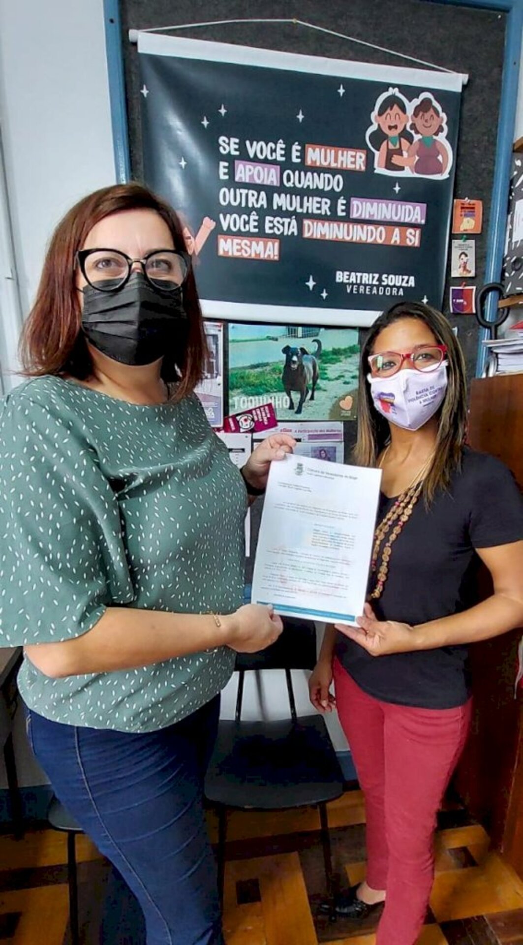 Vereadoras protocolaram proposta da OAB de Bagé