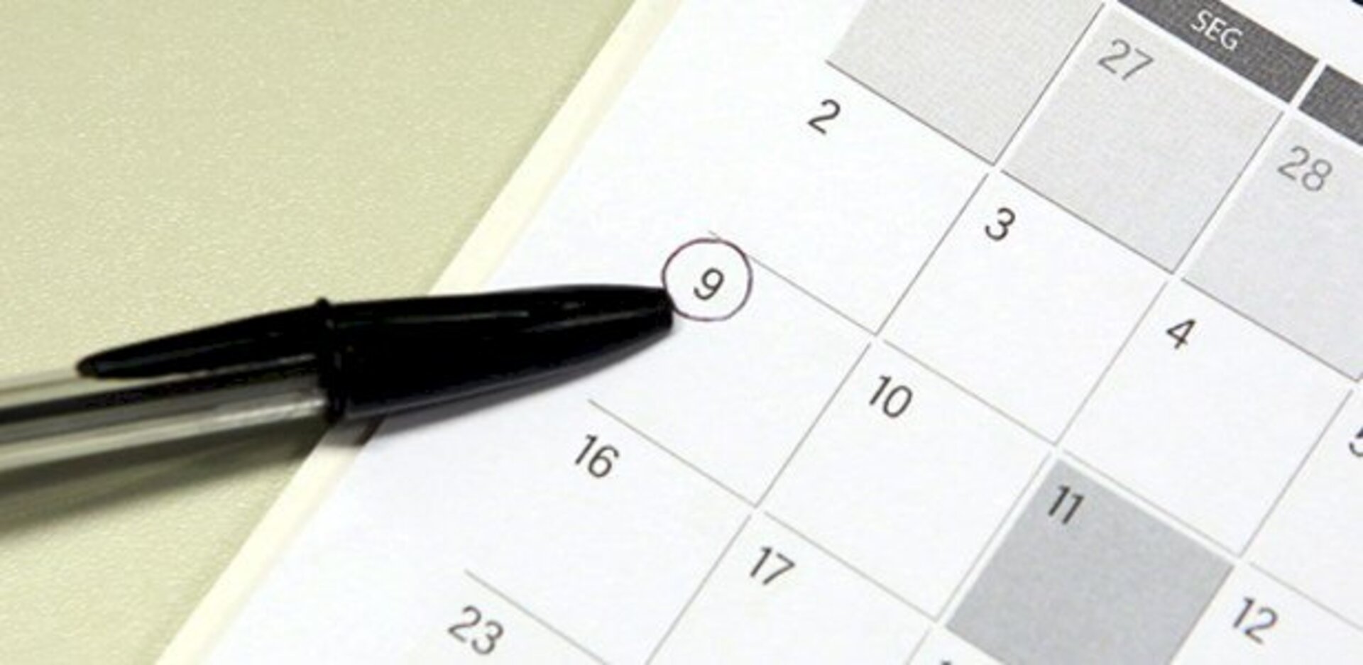 Cronograma de apresentação segue o que é estabelecido no calendário