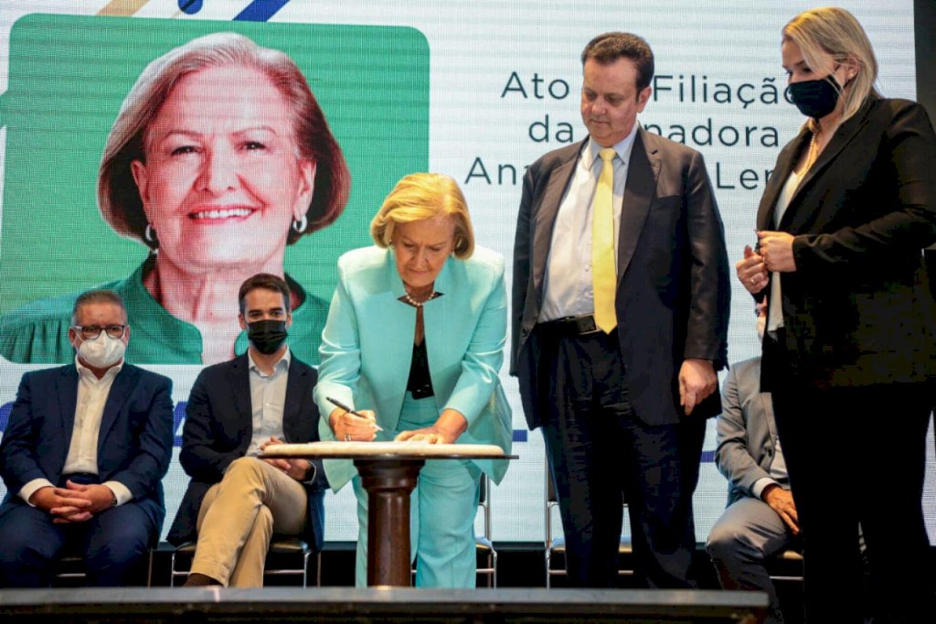Lideranças de outros partidos participaram do ato de filiação