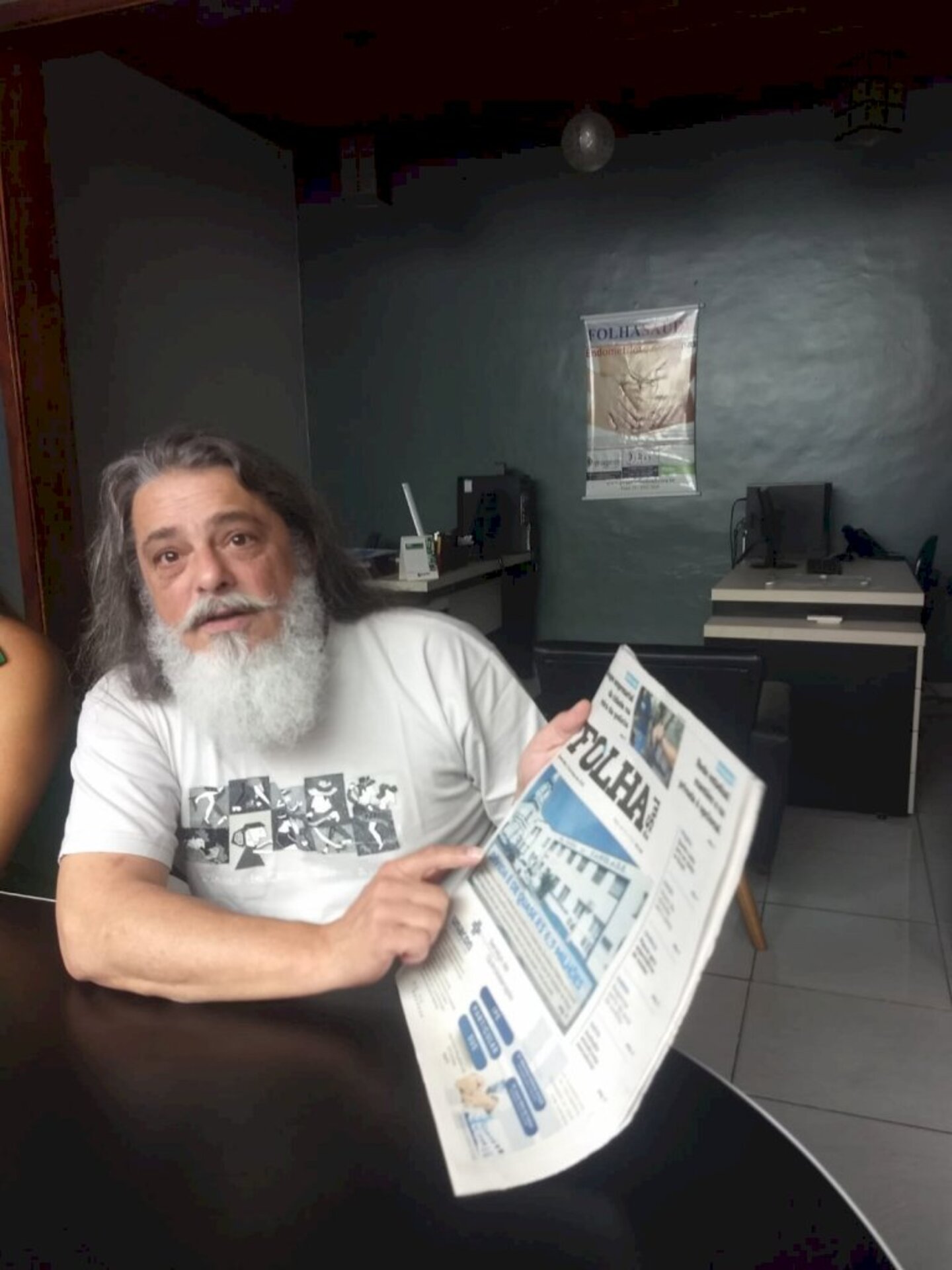 Parlamentar visitou a redação do Folha do Sul