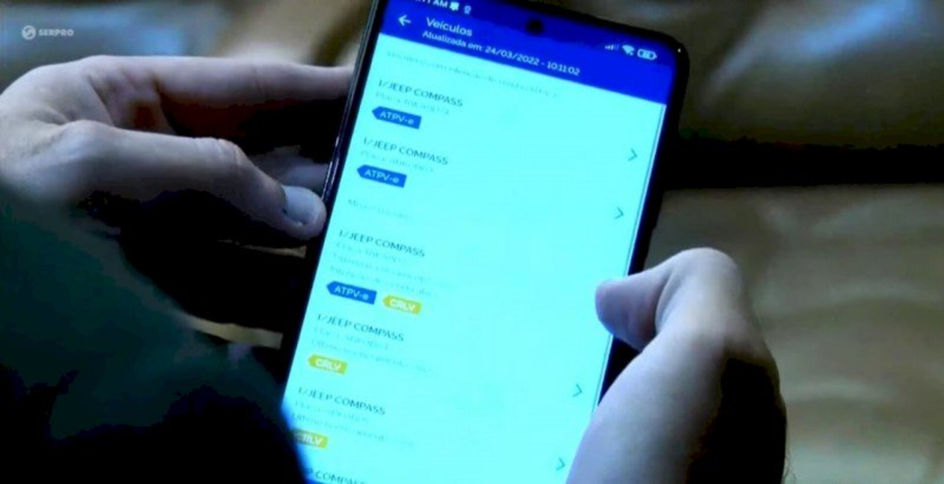 Documentação pode ser preenchida por meio do aplicativo