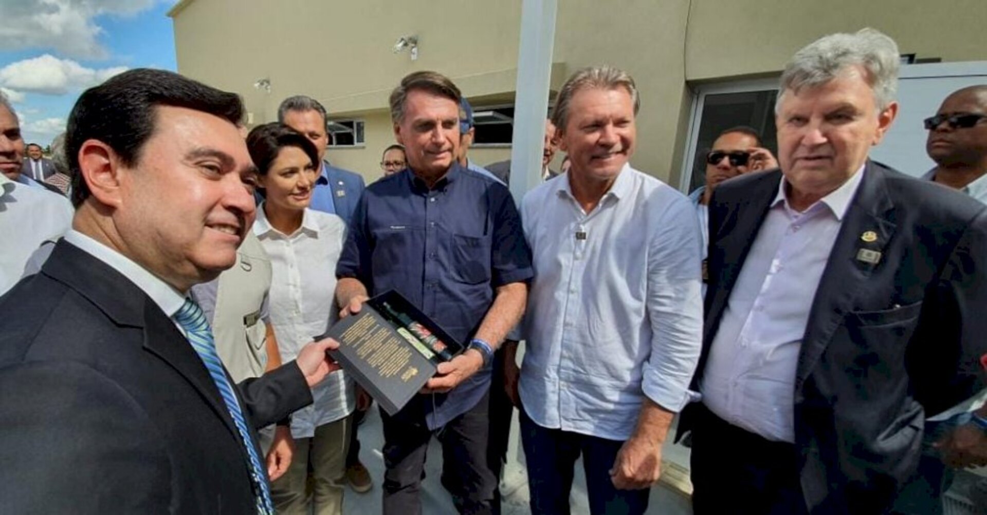 Hamm integrou a comitiva presidencial