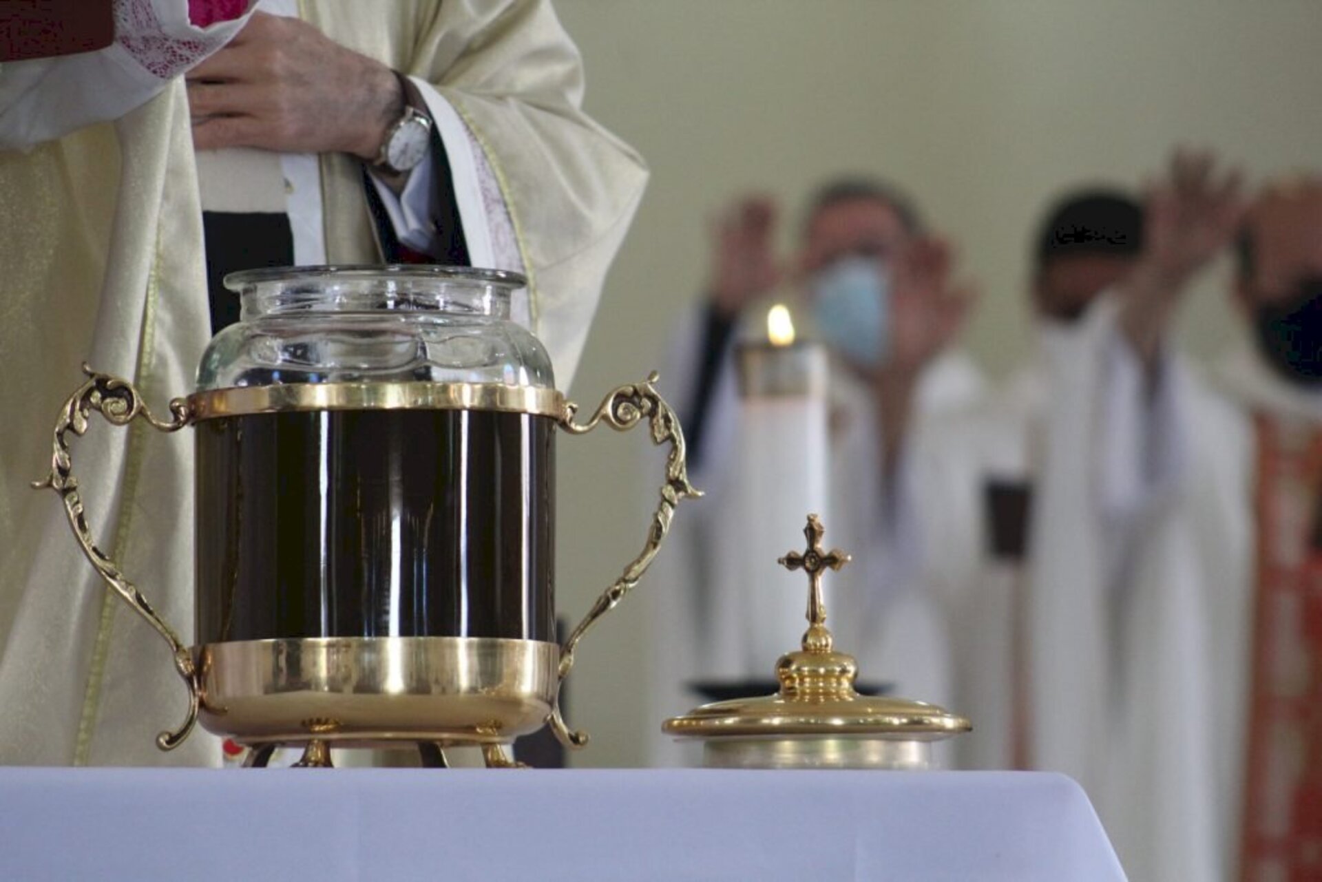 Nessa celebração são abençoados os óleos usados nos sacramentos