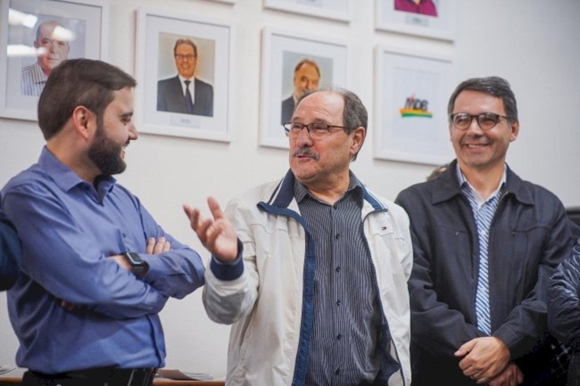 Souza, Sartori e Branco em Caxias do Sul