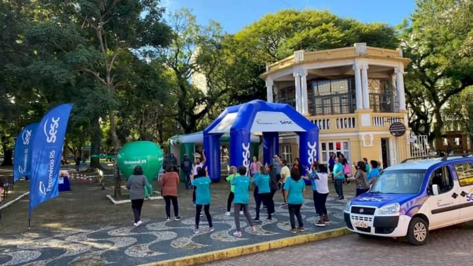 Muitas atividades serão na praça do Coreto