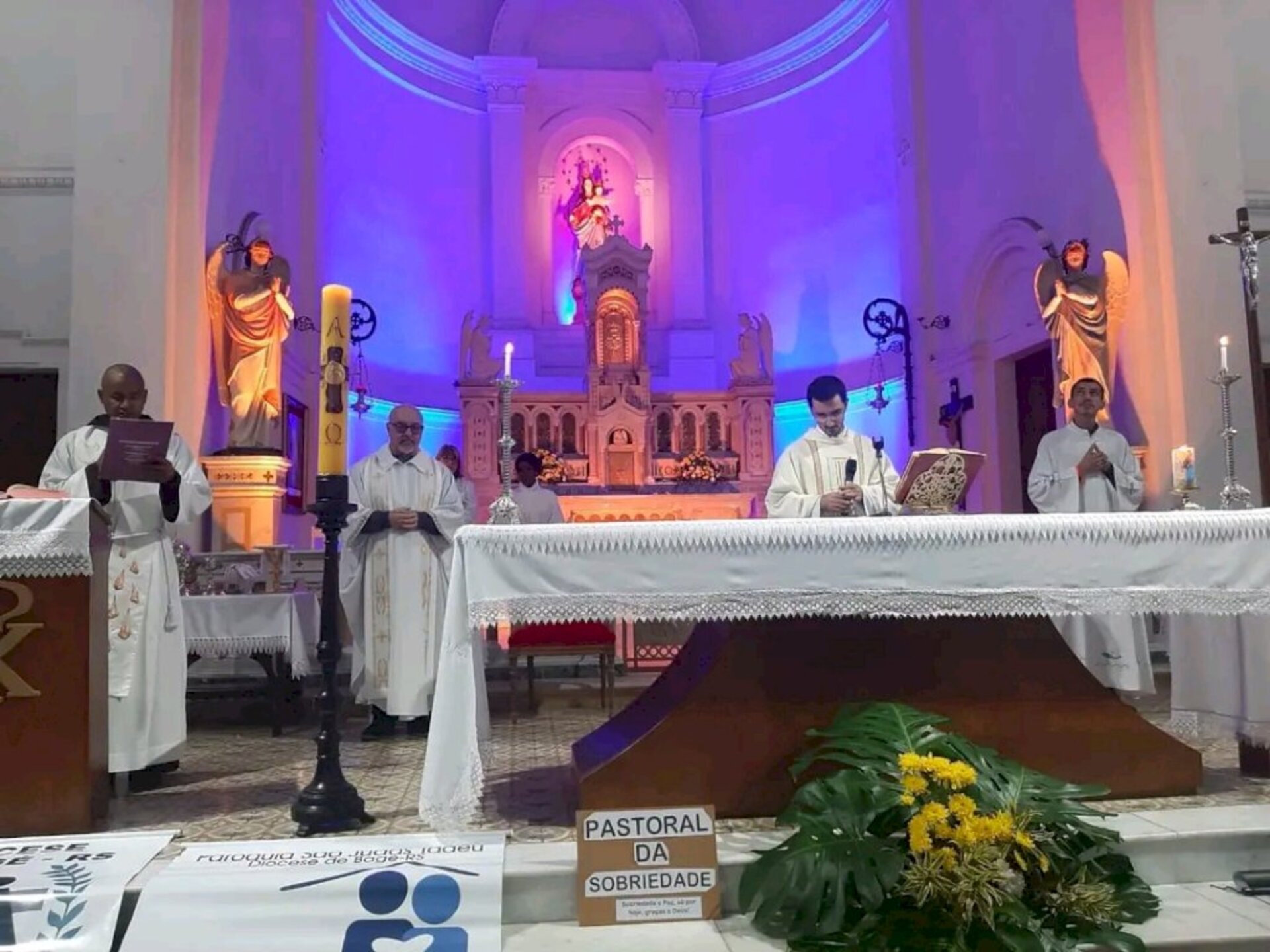 Haverá missas em diversos horários