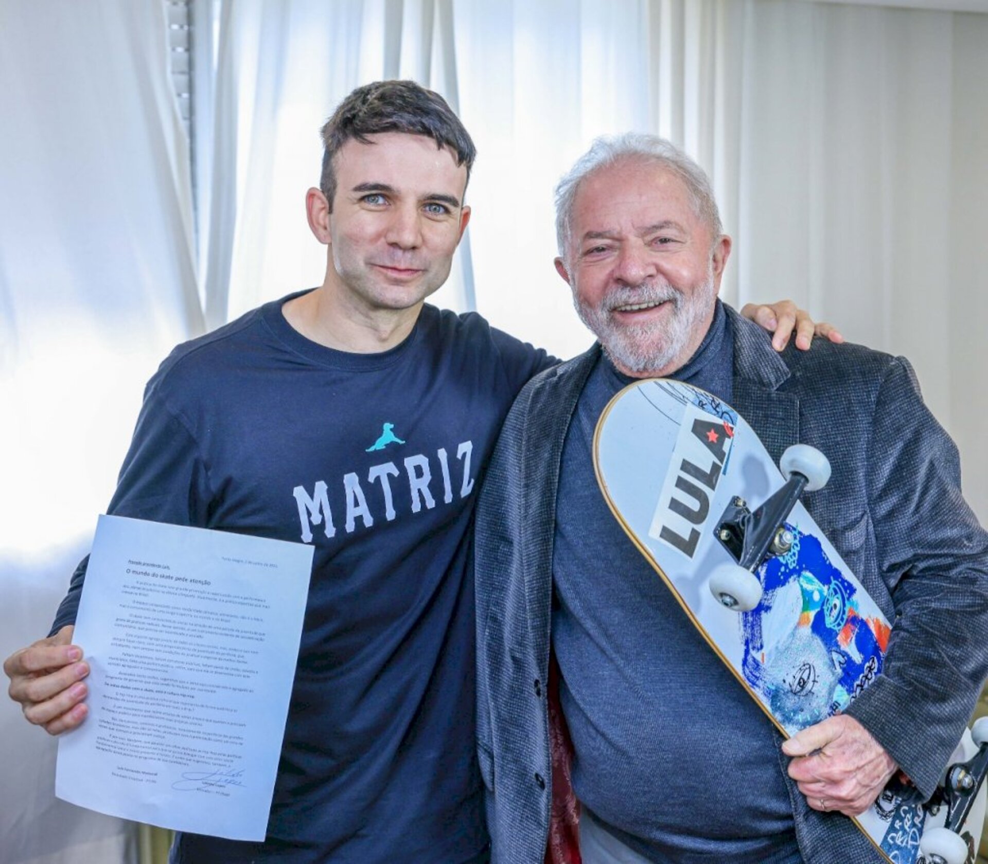 Bageense pediu a inclusão do skate e do hip hop no programa de governo