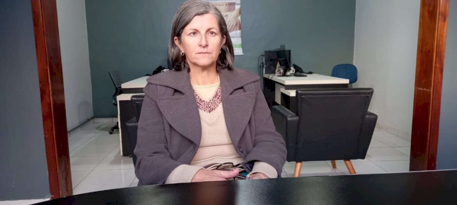 Luciane fez revelações na redação do Folha do Sul