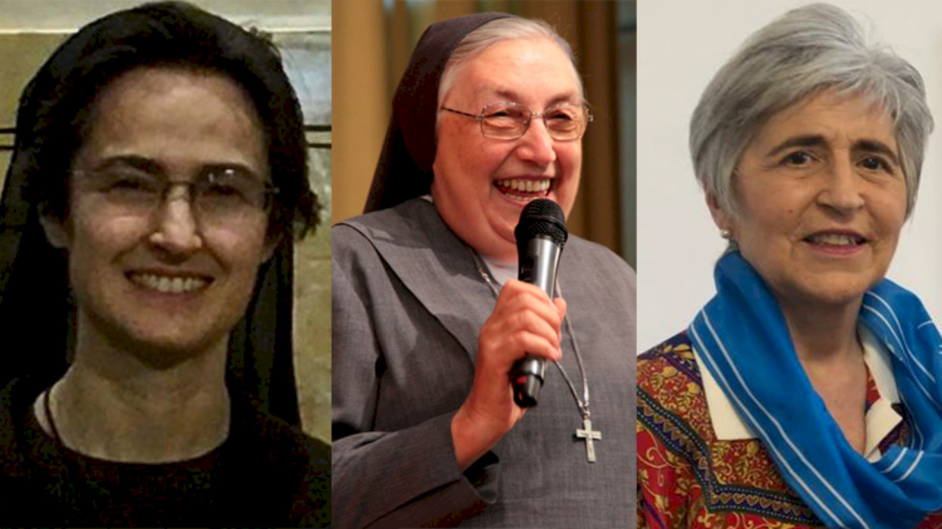 Irmãs Raffaella Petrini e e Yvonne Reungoat e Doutora Maria Lia Zervino?