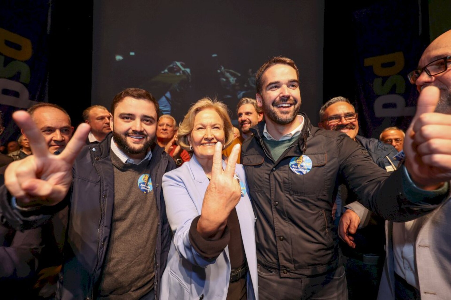 Tucano e o candidato a vice Gabriel Souza marcaram presença na convenção