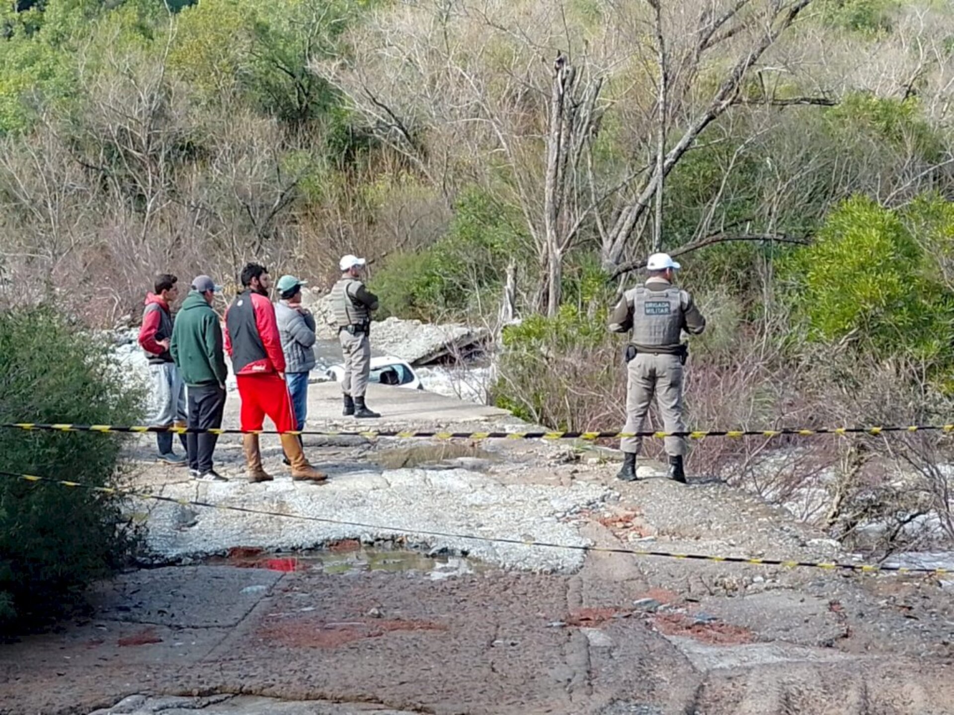Acidente aconteceu no Arroio Candiota
