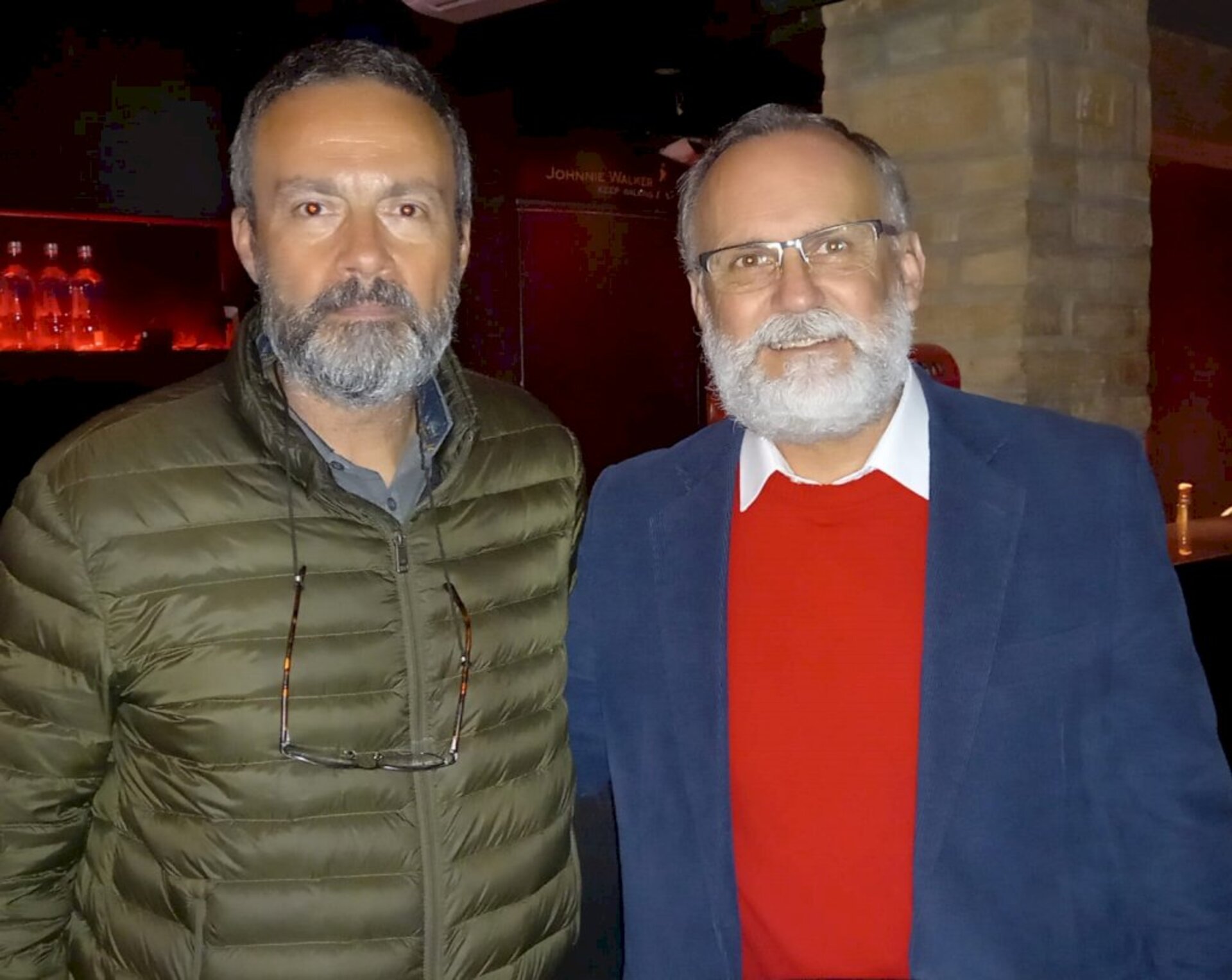 Raul Vallandro e Aires Prado, representando a Santa Casa de Caridade