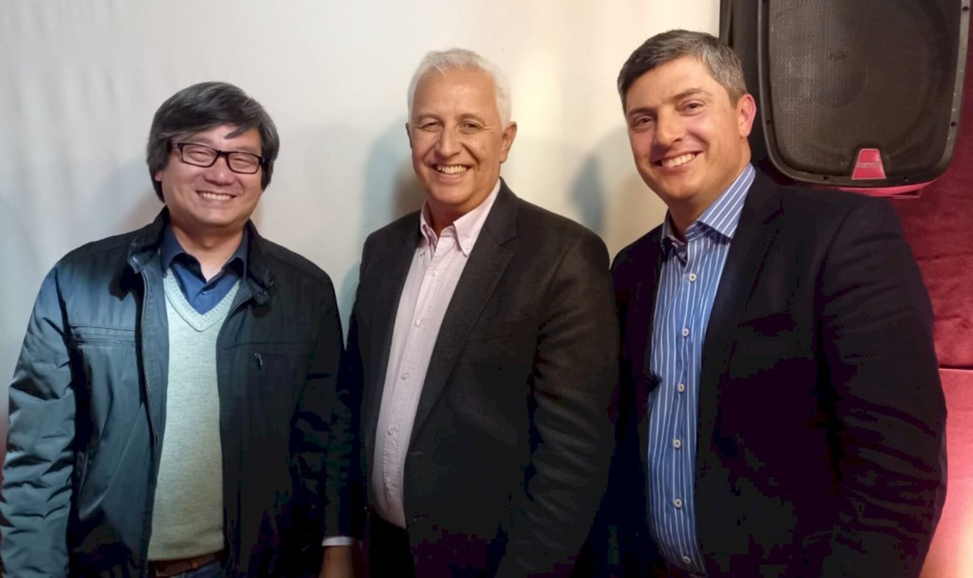 André Machado, Luís Fernando Dale e Celio Nagao