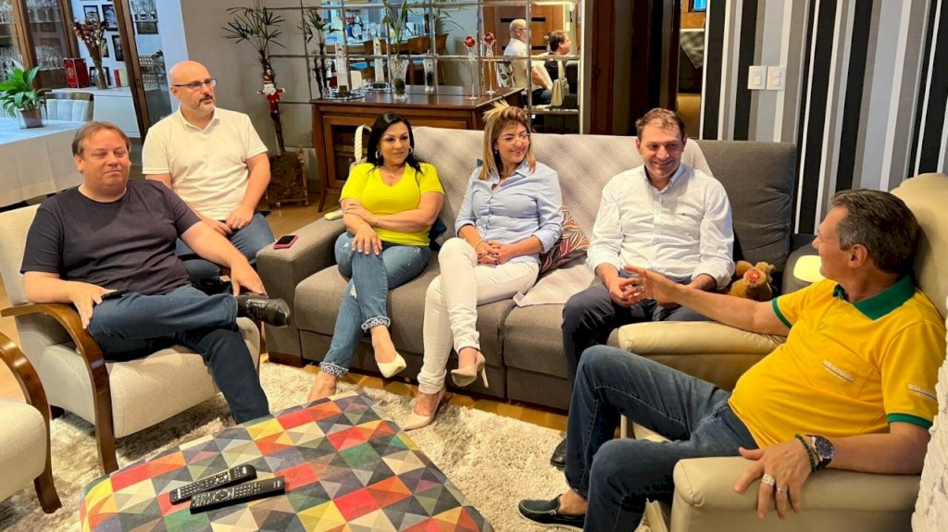 Deputados participaram de um jantar na casa de Cherini