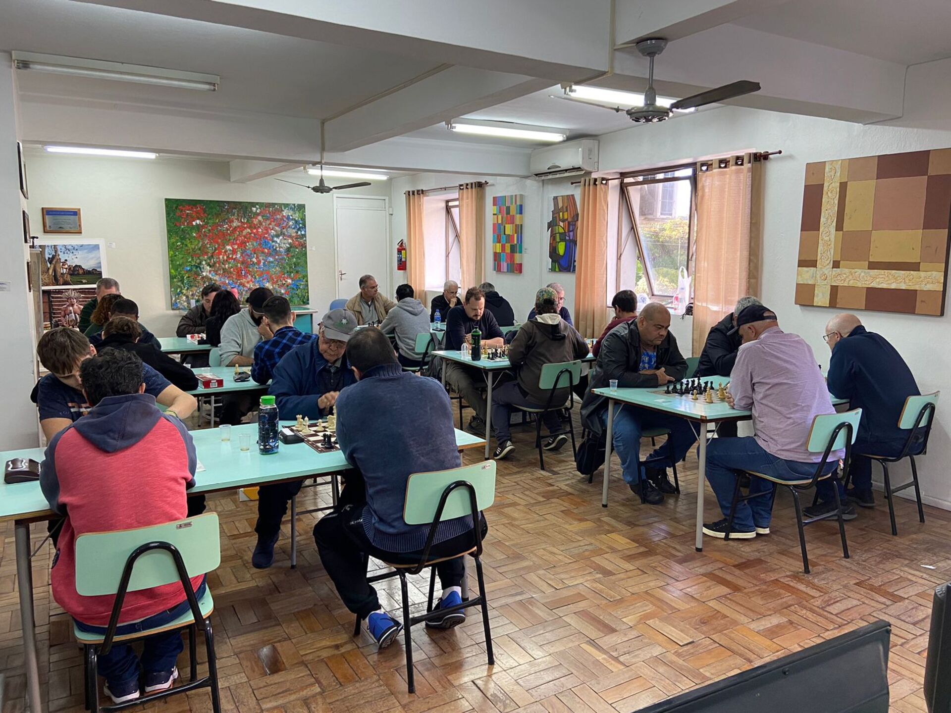 Evento mobilizou dezenas de enxadristas