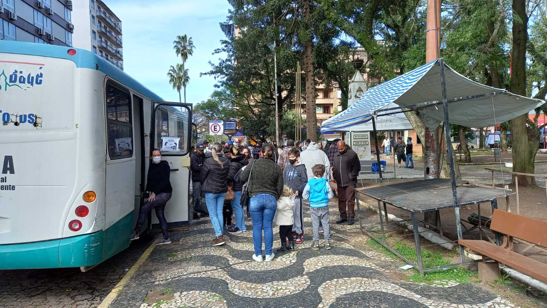 Disponibilização de unidade móvel foi estratégia em Bagé