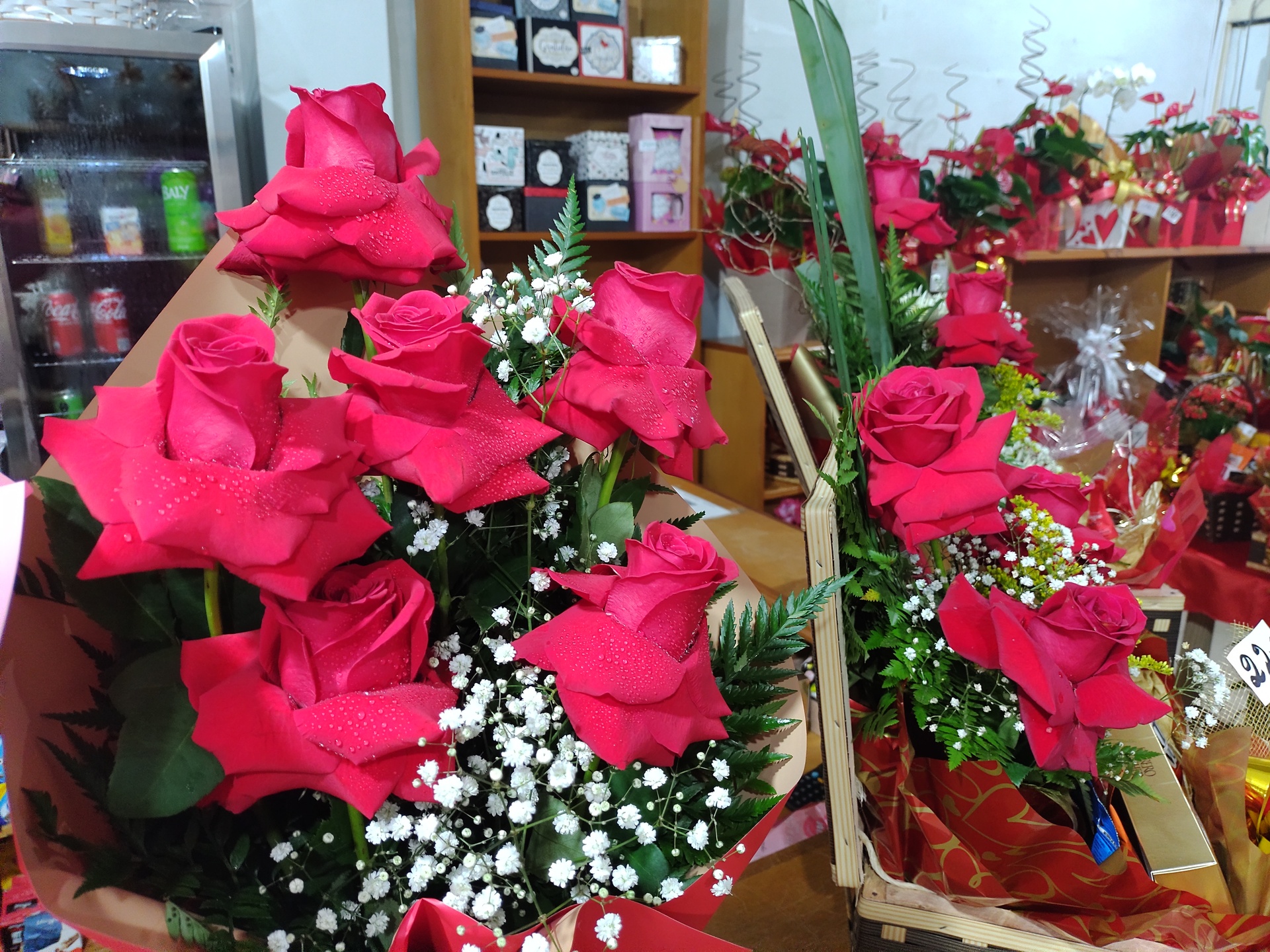 Rosas vermelhas colombianas estão entre as preferidas