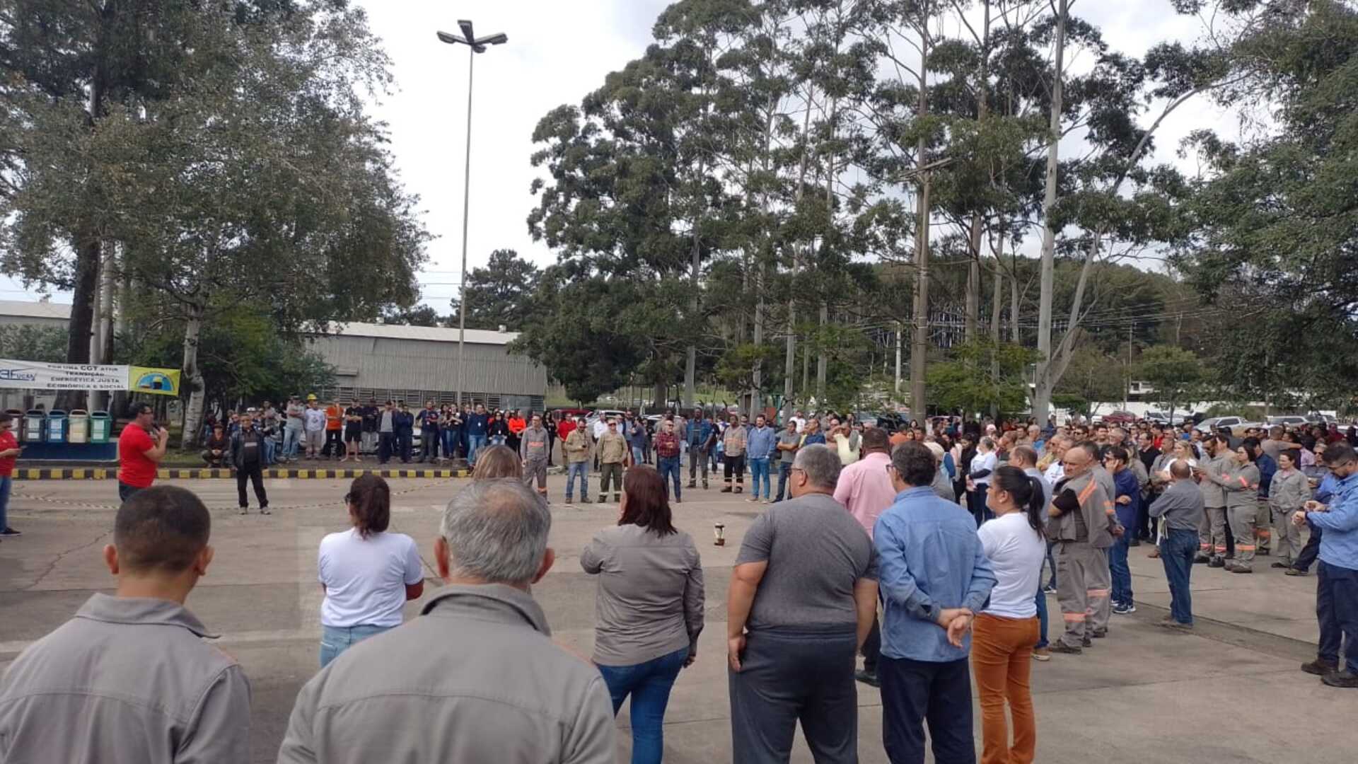 Protesto teve grande adesão
