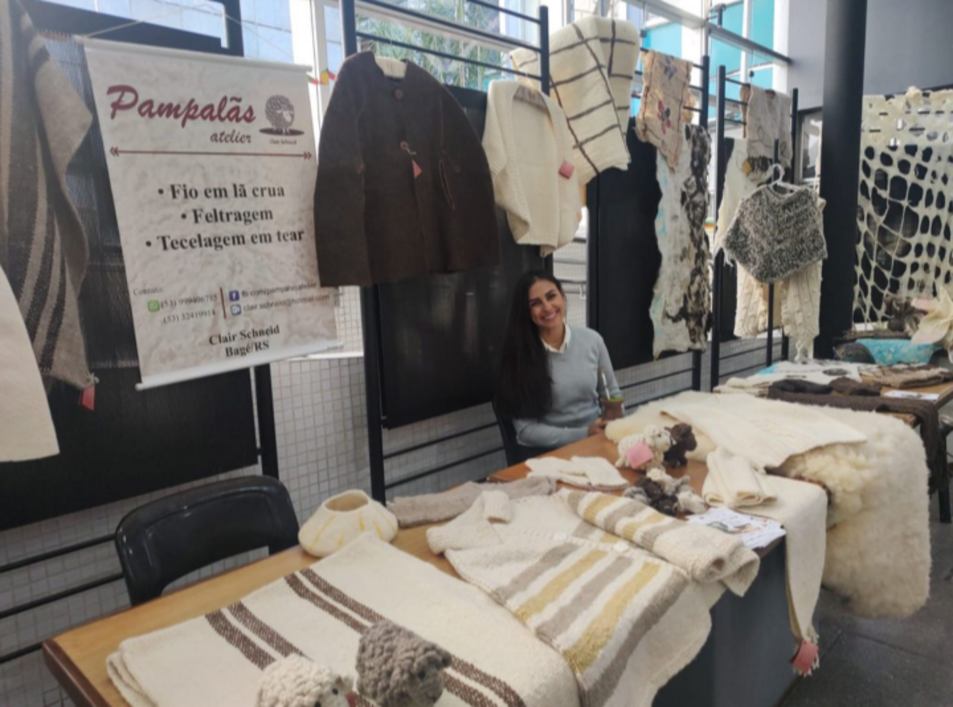 Exposição acontece no hall de entrada do Palácio Farroupilha